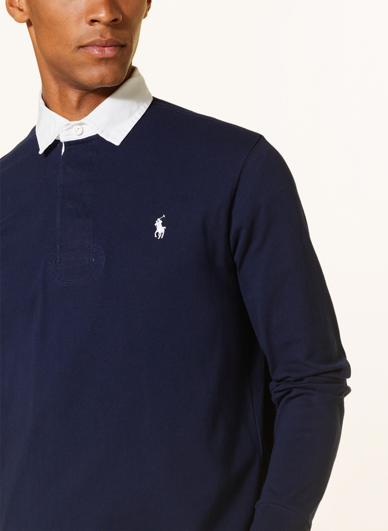 POLO RALPH LAUREN Rugby shirt classic fit, Color: DARK BLUE (Image 4)
