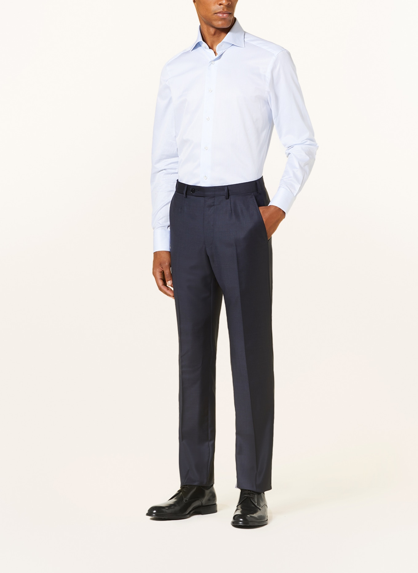 ZEGNA Spodnie garniturowe regular fit, Kolor: NAVY (Obrazek 3)