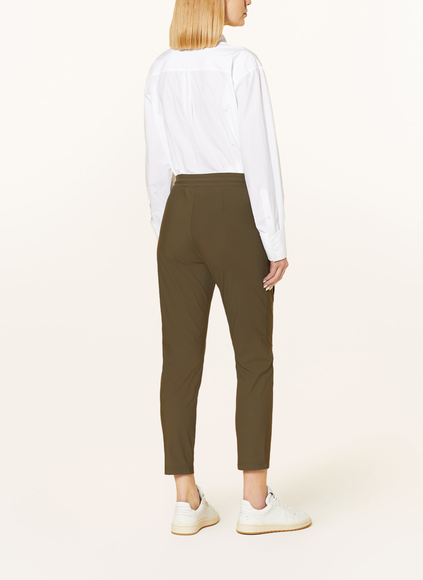MAC Spodnie 7/8 FUTURE w stylu dresowym, Kolor: KHAKI (Obrazek 3)