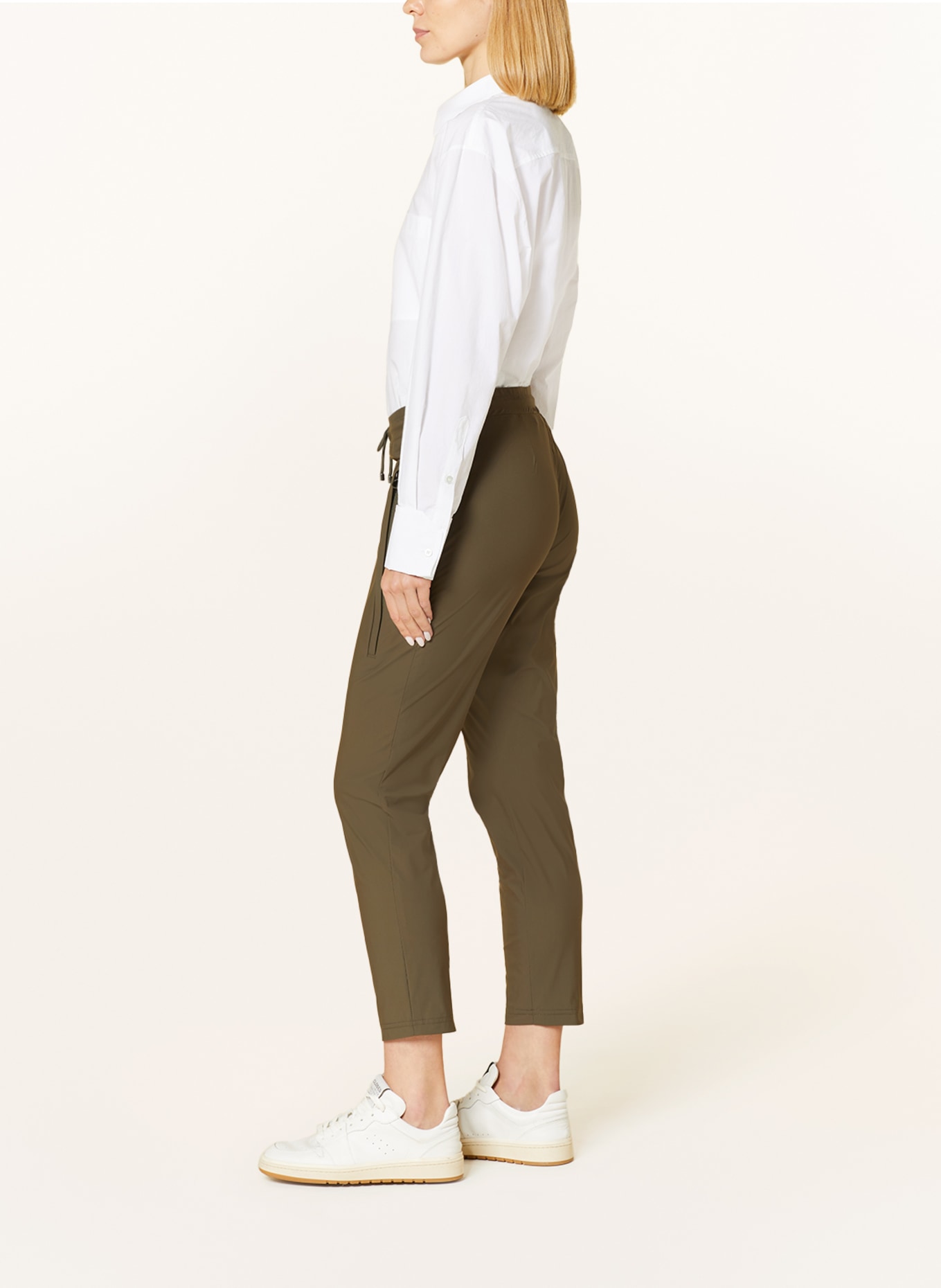 MAC Spodnie 7/8 FUTURE w stylu dresowym, Kolor: KHAKI (Obrazek 4)