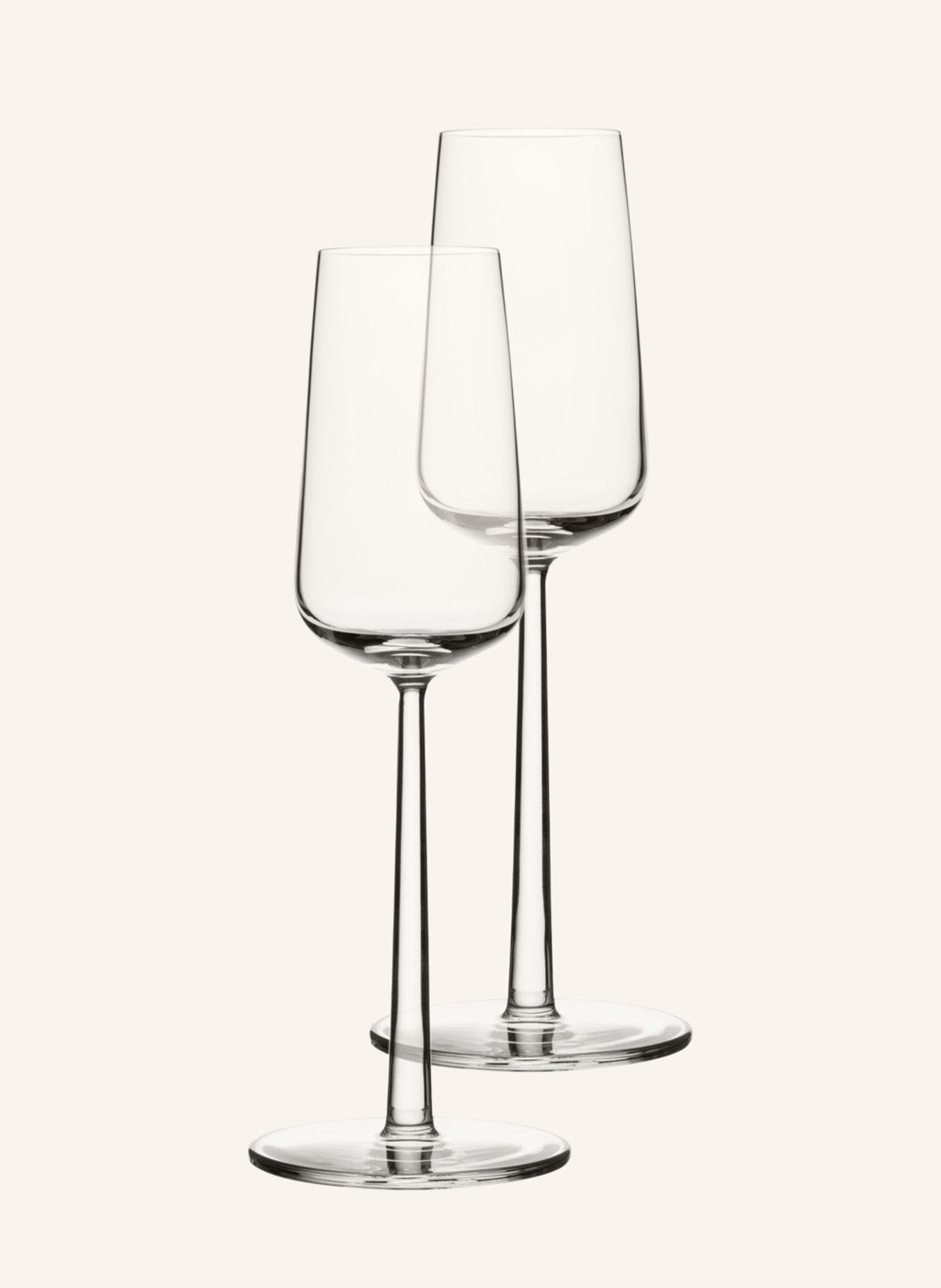 iittala Set of 2 champagne glasses ESSENCE, Color: WHITE (Image 1)