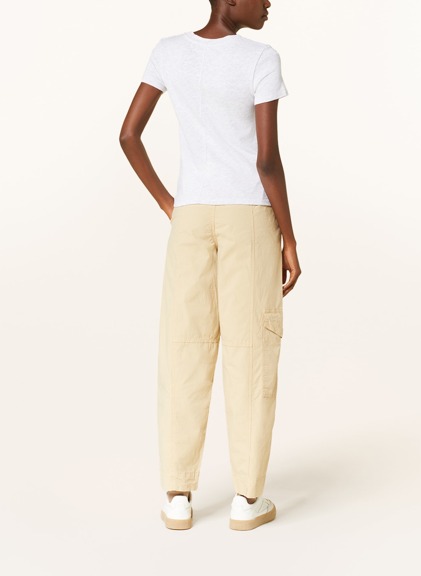 American Vintage T-shirt SONOMA: ARCTIQUE CHINÉ ARCTIC MELANGE