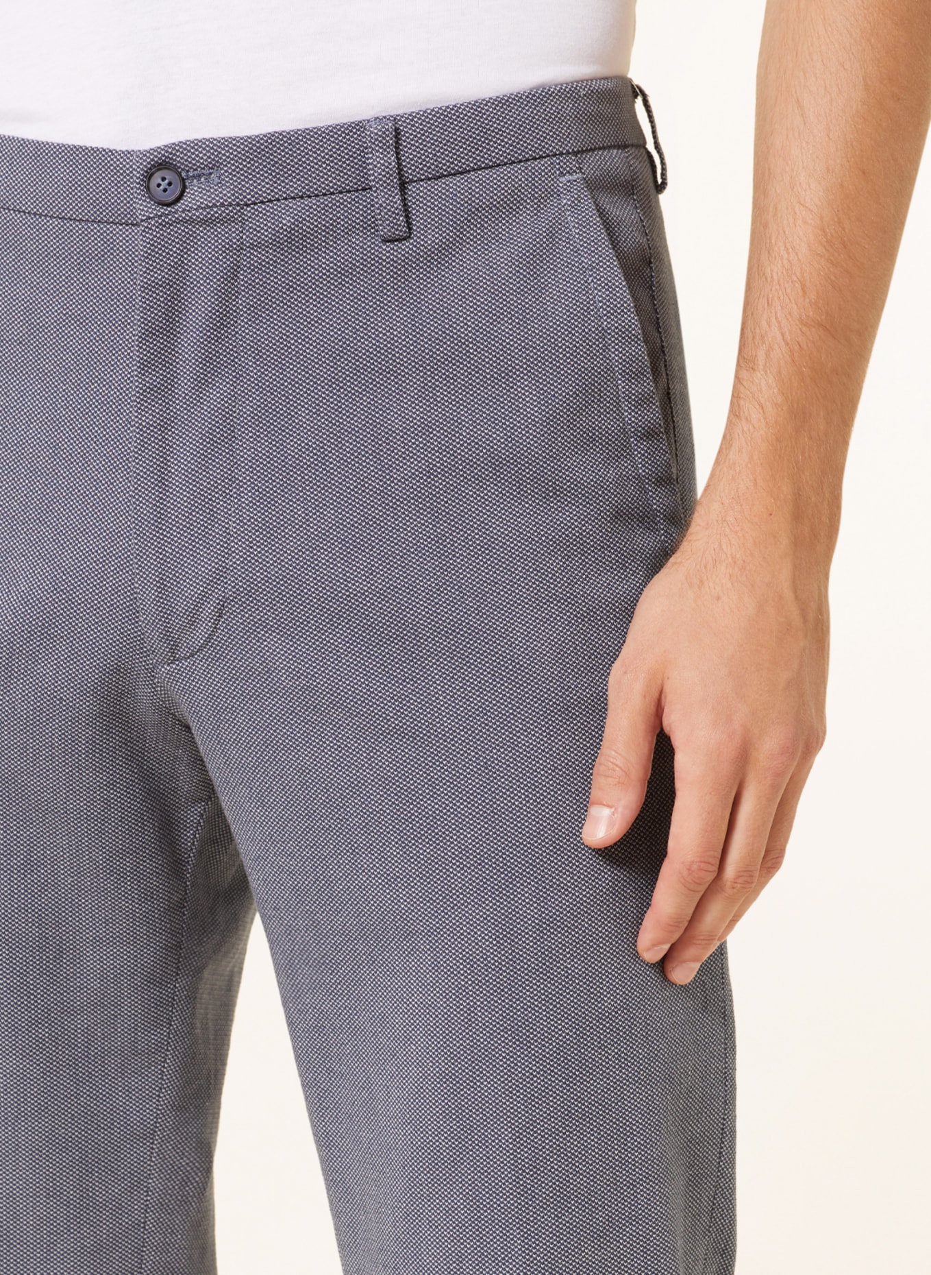 CINQUE Chinos CIBRODY Slim Fit, Color: DARK BLUE/ GRAY (Image 5)