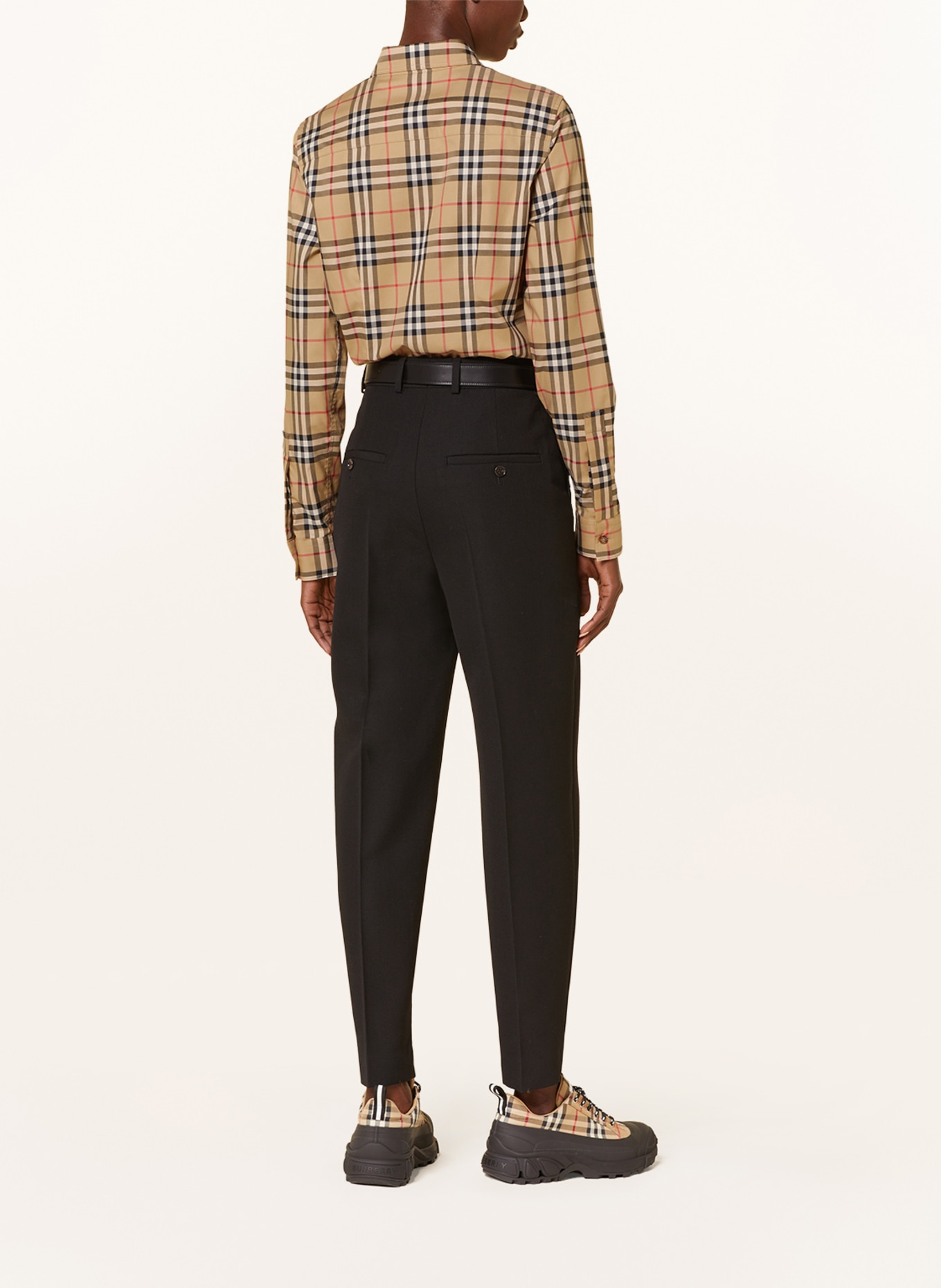 BURBERRY Shirt blouse LAPWING, Color: BROWN/ BLACK/ RED (Image 3)