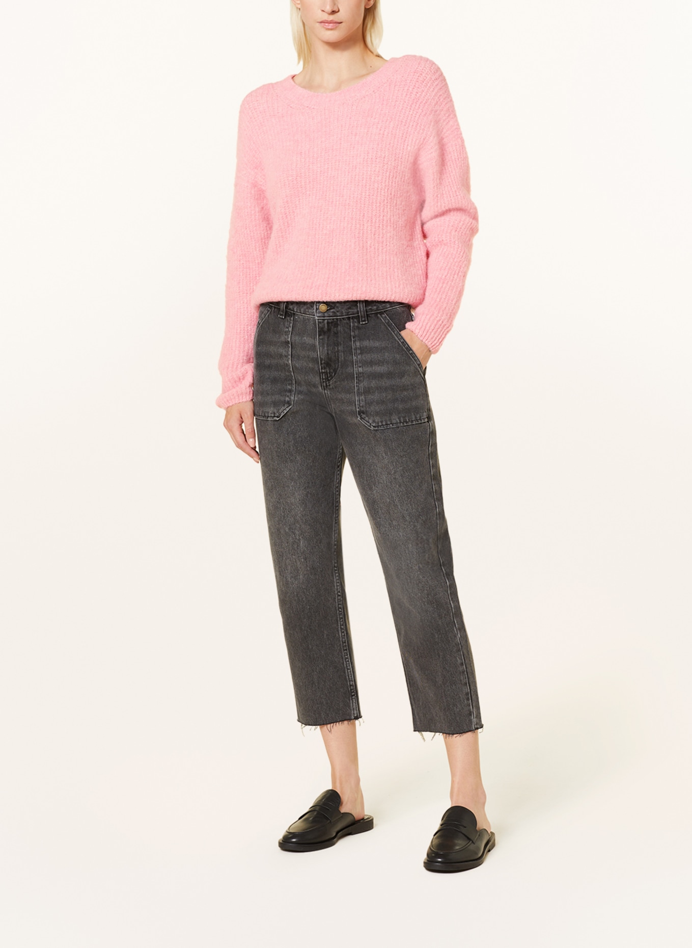 American Vintage Pullover EAST mit Alpaka: ROSA