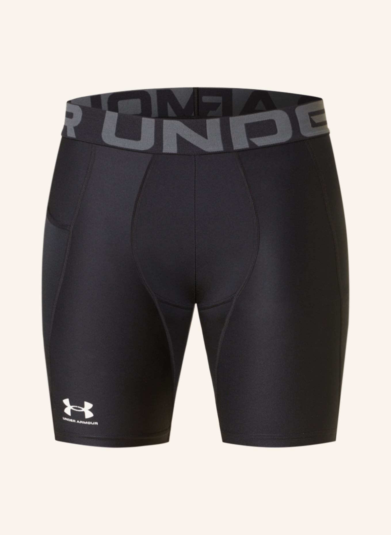 UNDER ARMOUR Training shorts UA HEATGEAR, Color: BLACK (Image 1)