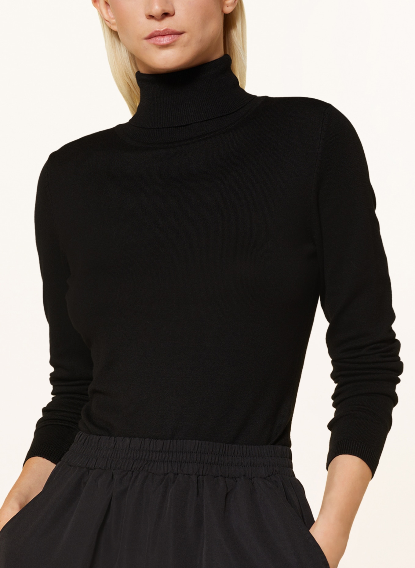ICHI Turtleneck sweater IHMAFA, Color: BLACK (Image 4)