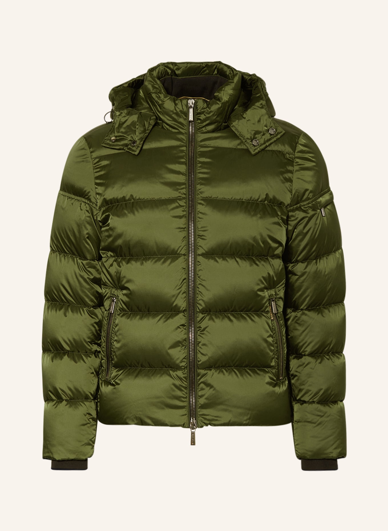 MOORER Down jacket BRETT, Color: GREEN (Image 1)