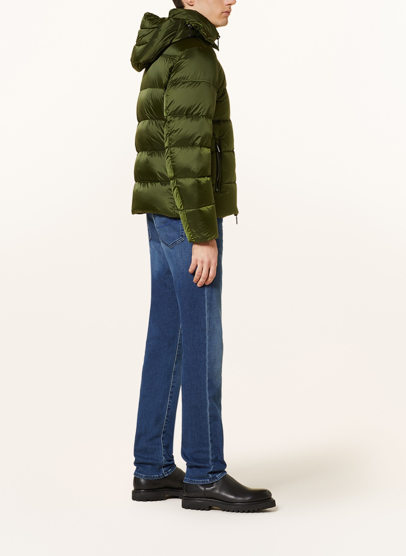 MOORER Down jacket BRETT, Color: GREEN (Image 4)