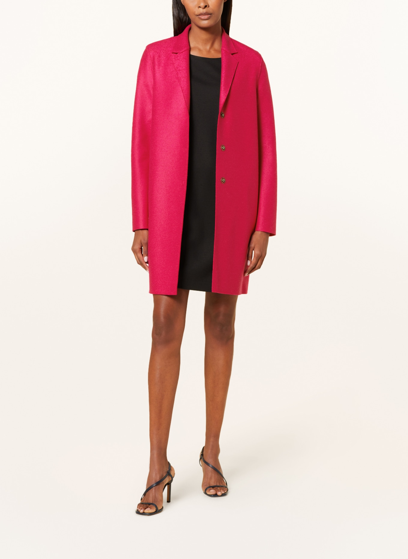 Harris wharf london pink top coat