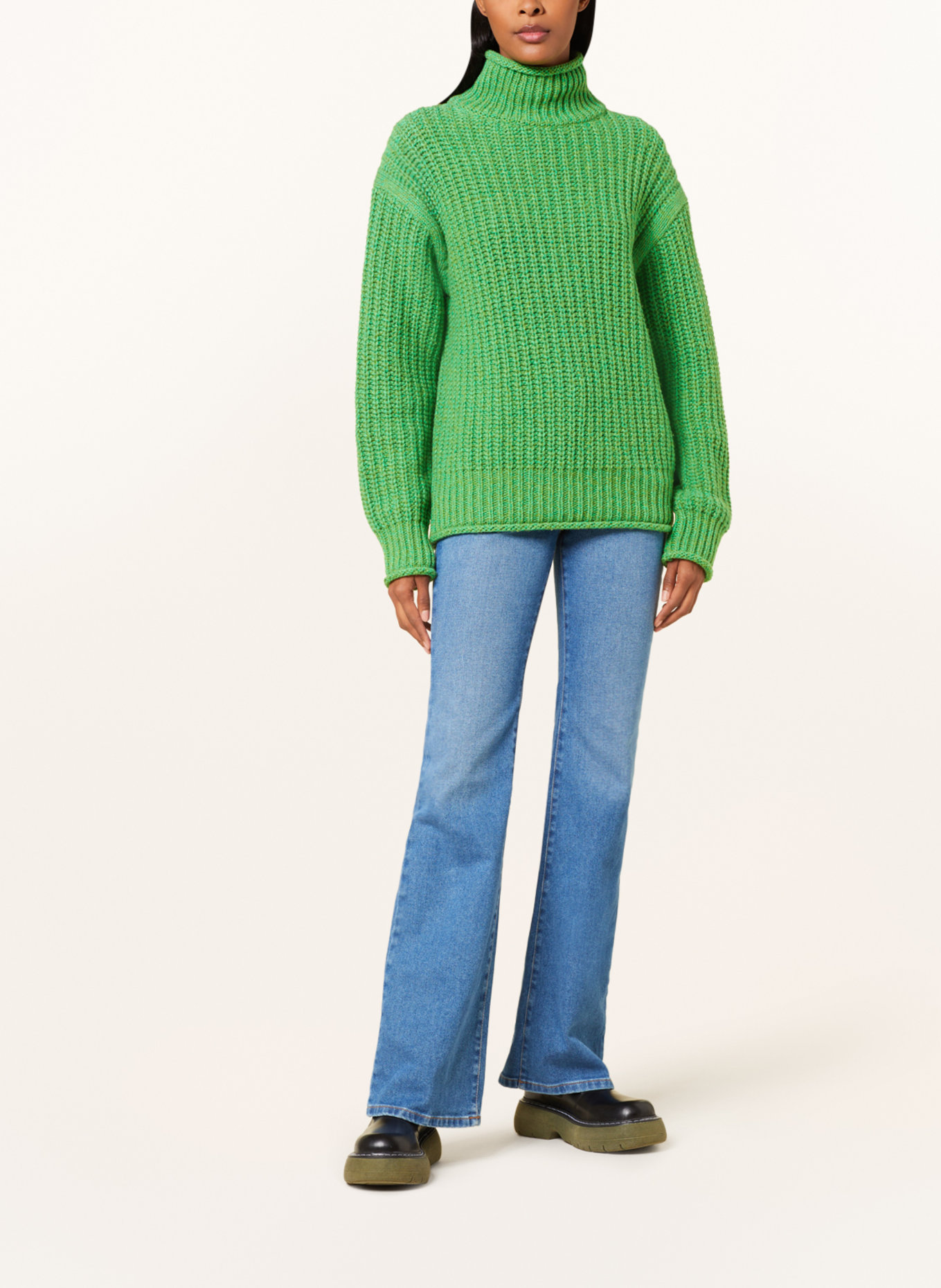 Barbour Turtleneck sweater , Color: GREEN (Image 2)