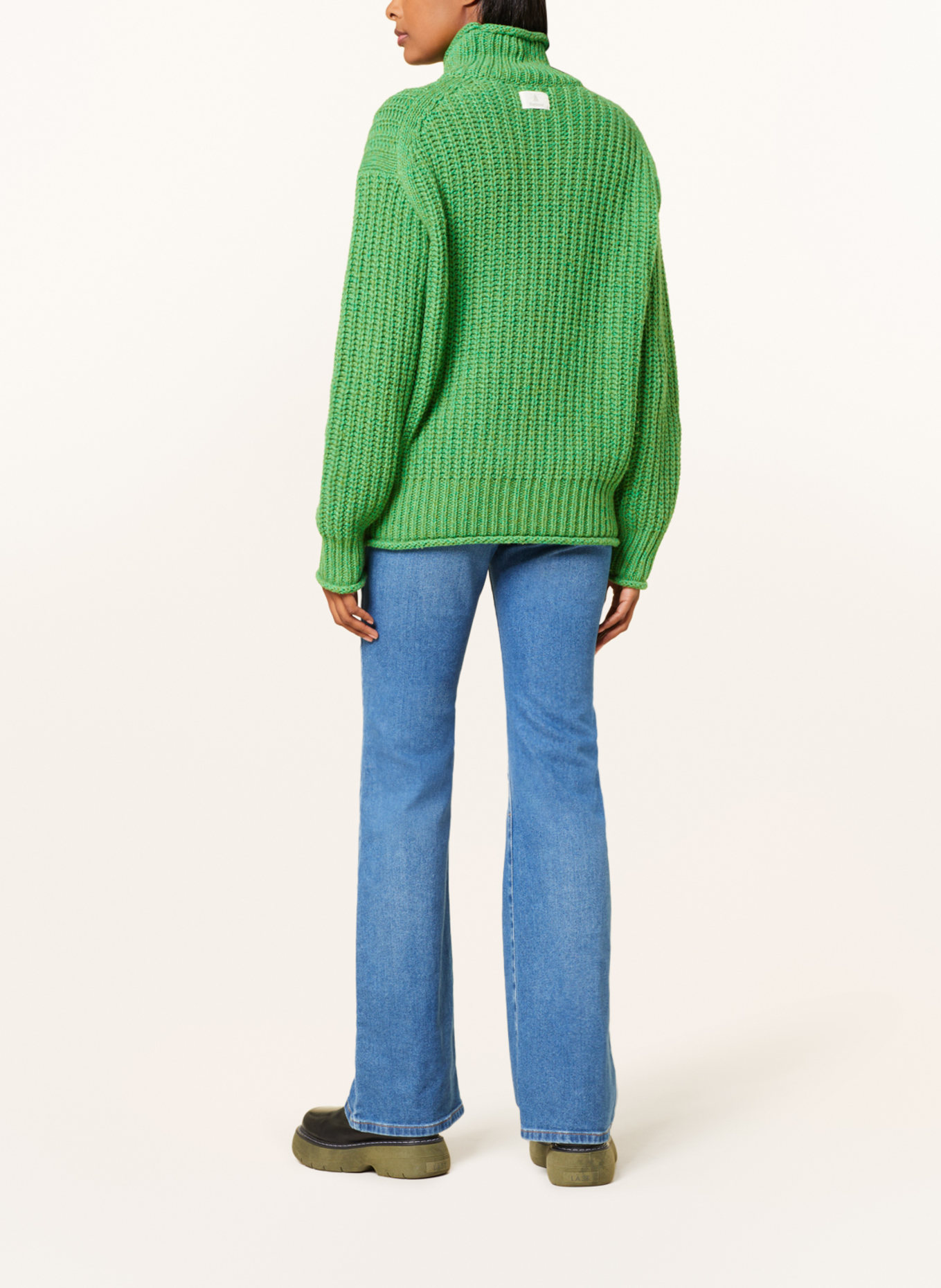 Barbour Turtleneck sweater , Color: GREEN (Image 3)