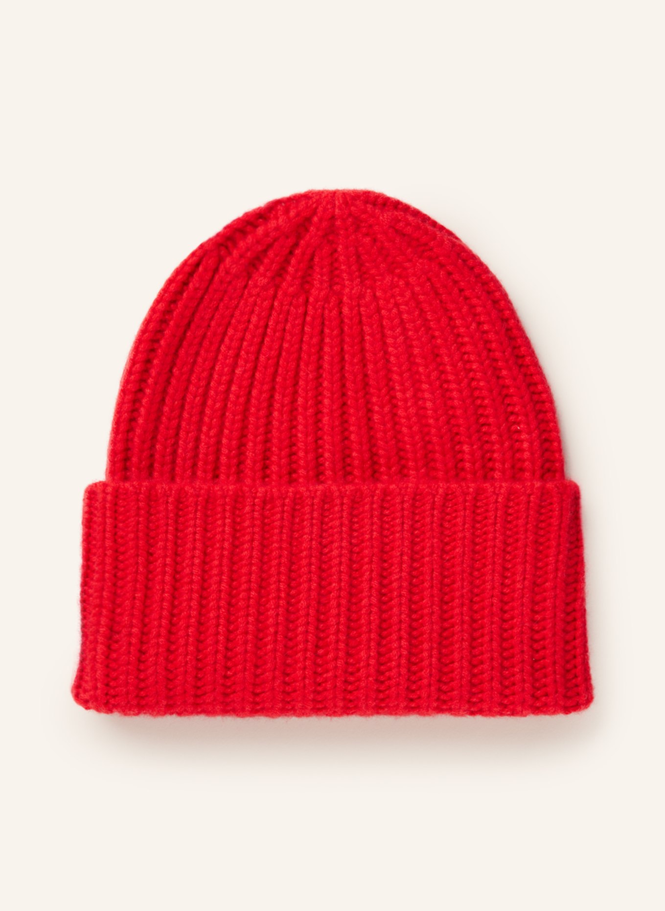 HURRAY Kaszmirowa czapka, Kolor: CZERWONY (Obrazek 1)
