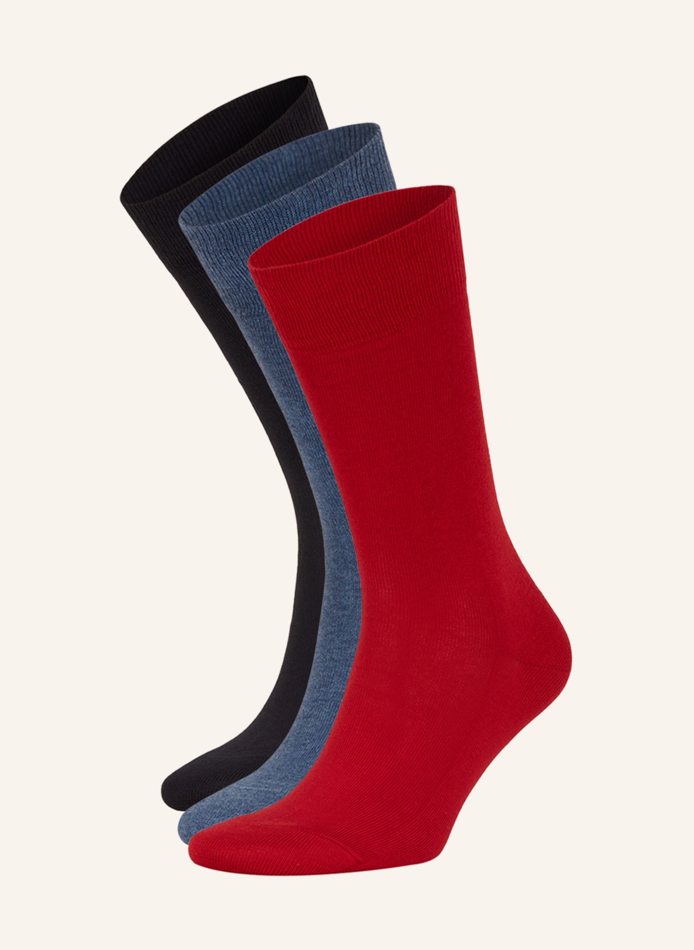 FALKE Ponožky FAMILY, 3 páry v balení , Barva: 0020 SORTIMENT (Obrázek 1)
