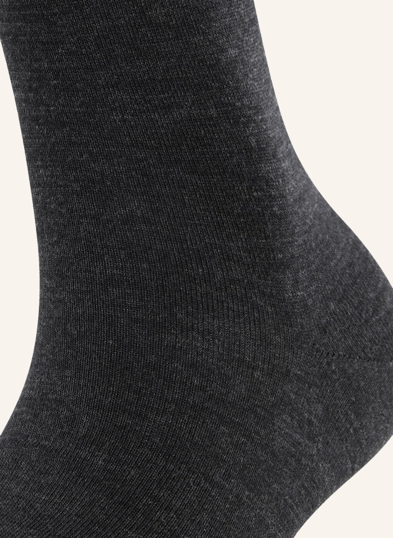 FALKE Knee high stockings SOFTMERINO with merino wool, Color: 3089 ANTHRA.MEL (Image 3)