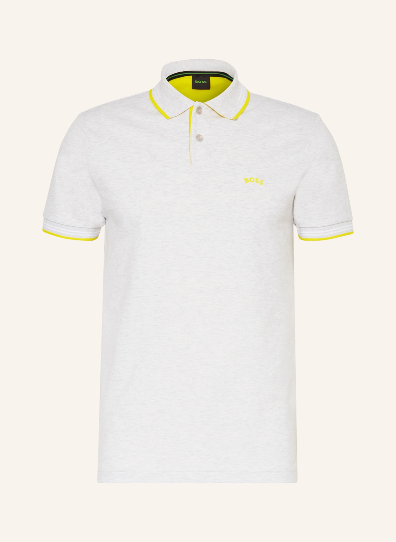 BOSS Jersey-Poloshirt PAUL Slim Fit, Farbe: HELLGRAU (Bild 1)