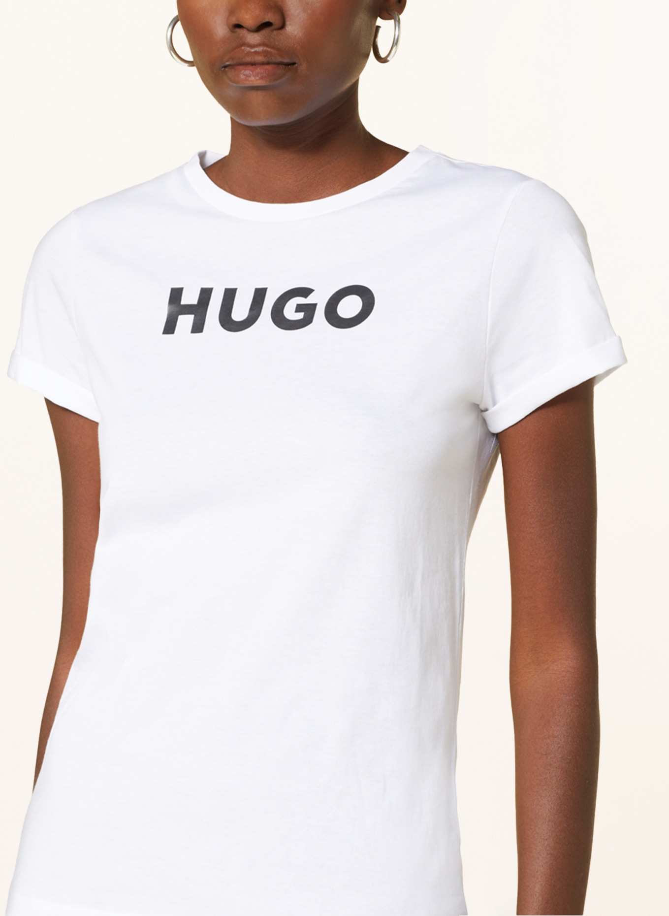 HUGO T-shirt THE HUGO, Kolor: BIAŁY (Obrazek 5)