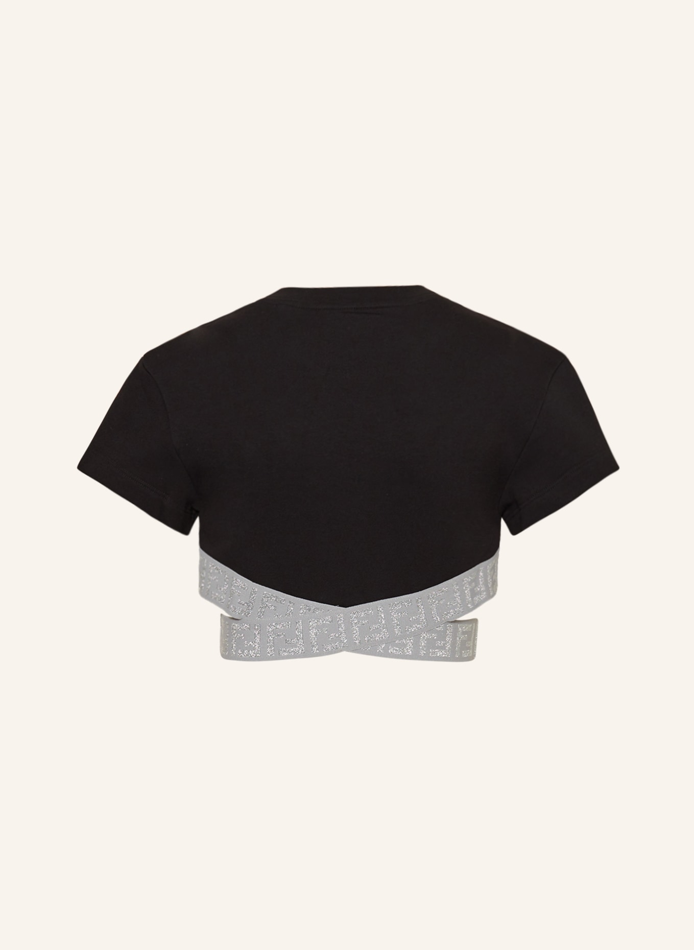 FENDI Cropped-Shirt , Farbe: SCHWARZ (Bild 2)