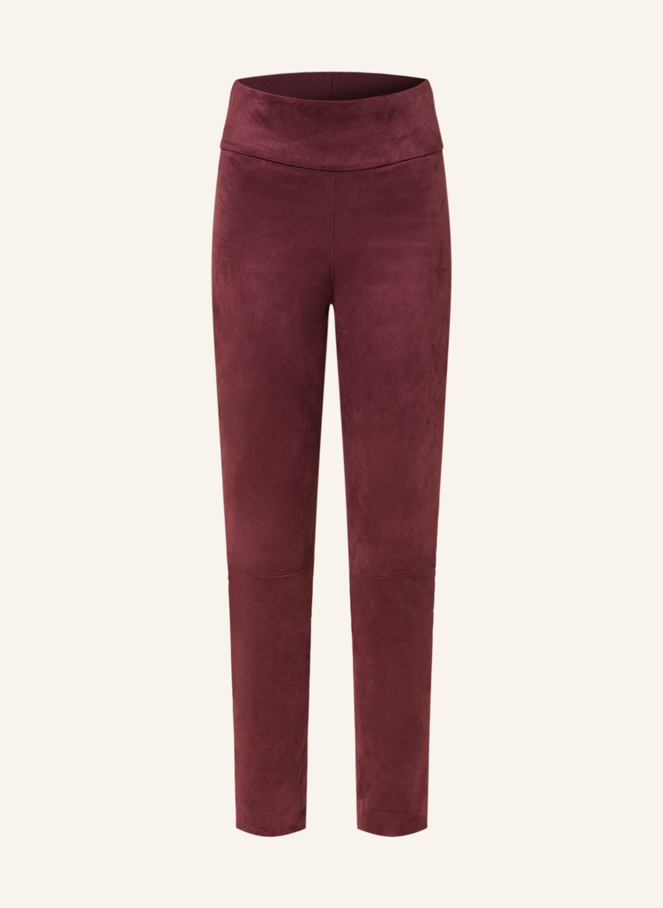 Juvia Leggings in leather look, Color: DARK RED (Image 1)