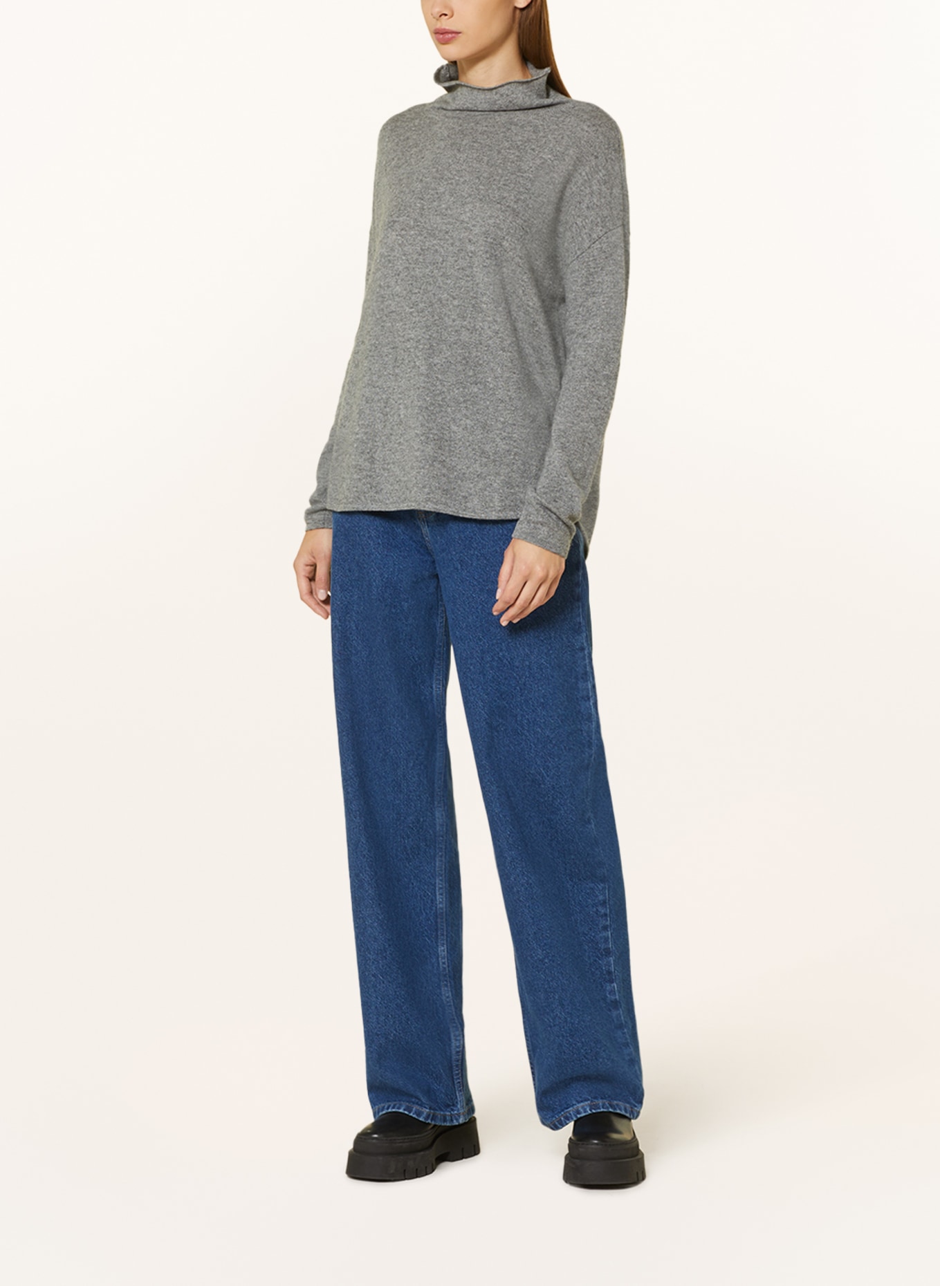 MRS & HUGS Pullover mit Cashmere , Farbe: GRAU (Bild 2)
