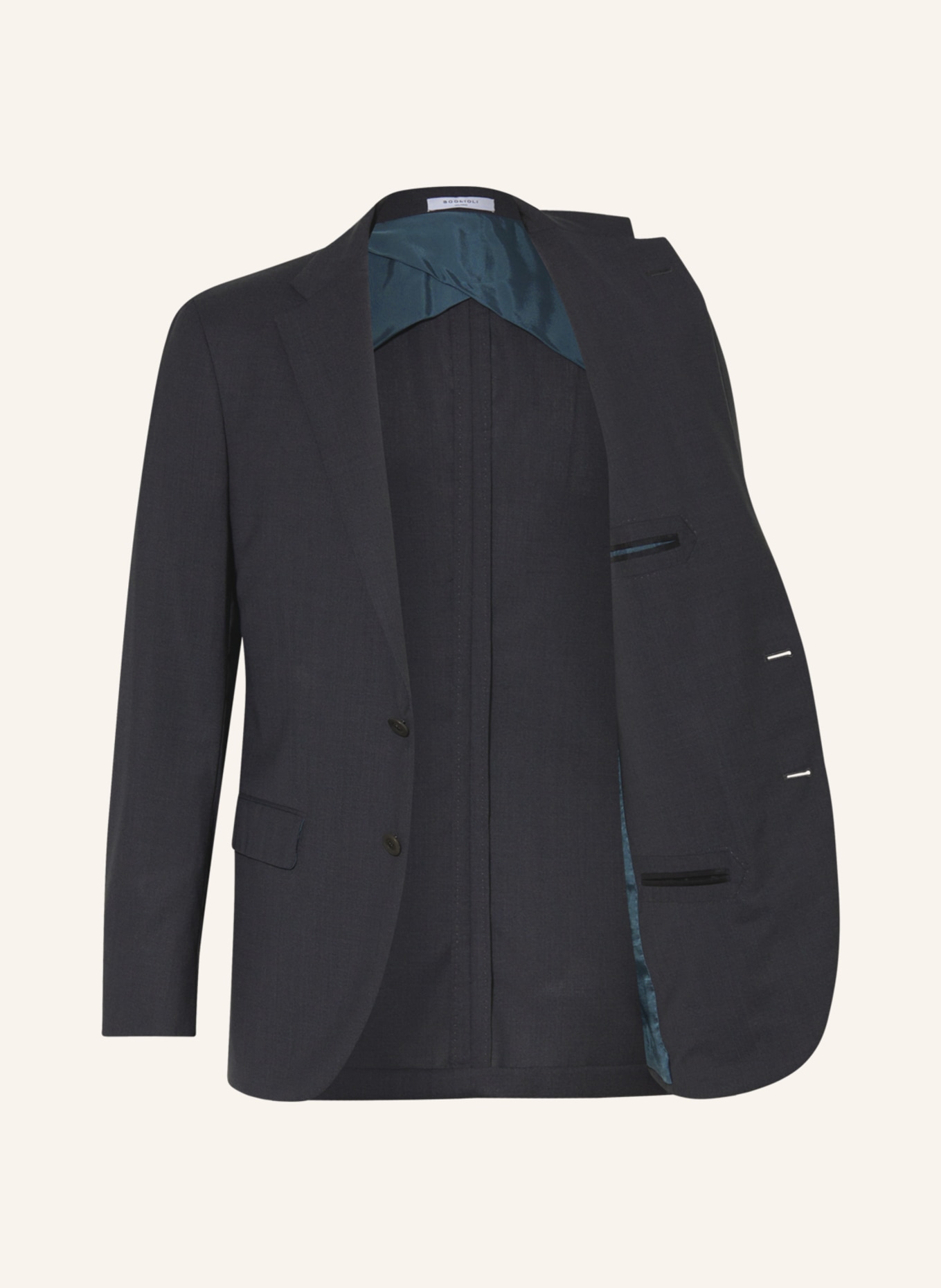 BOGLIOLI Suit jacket extra slim fit, Color: 890 Anthra (Image 5)