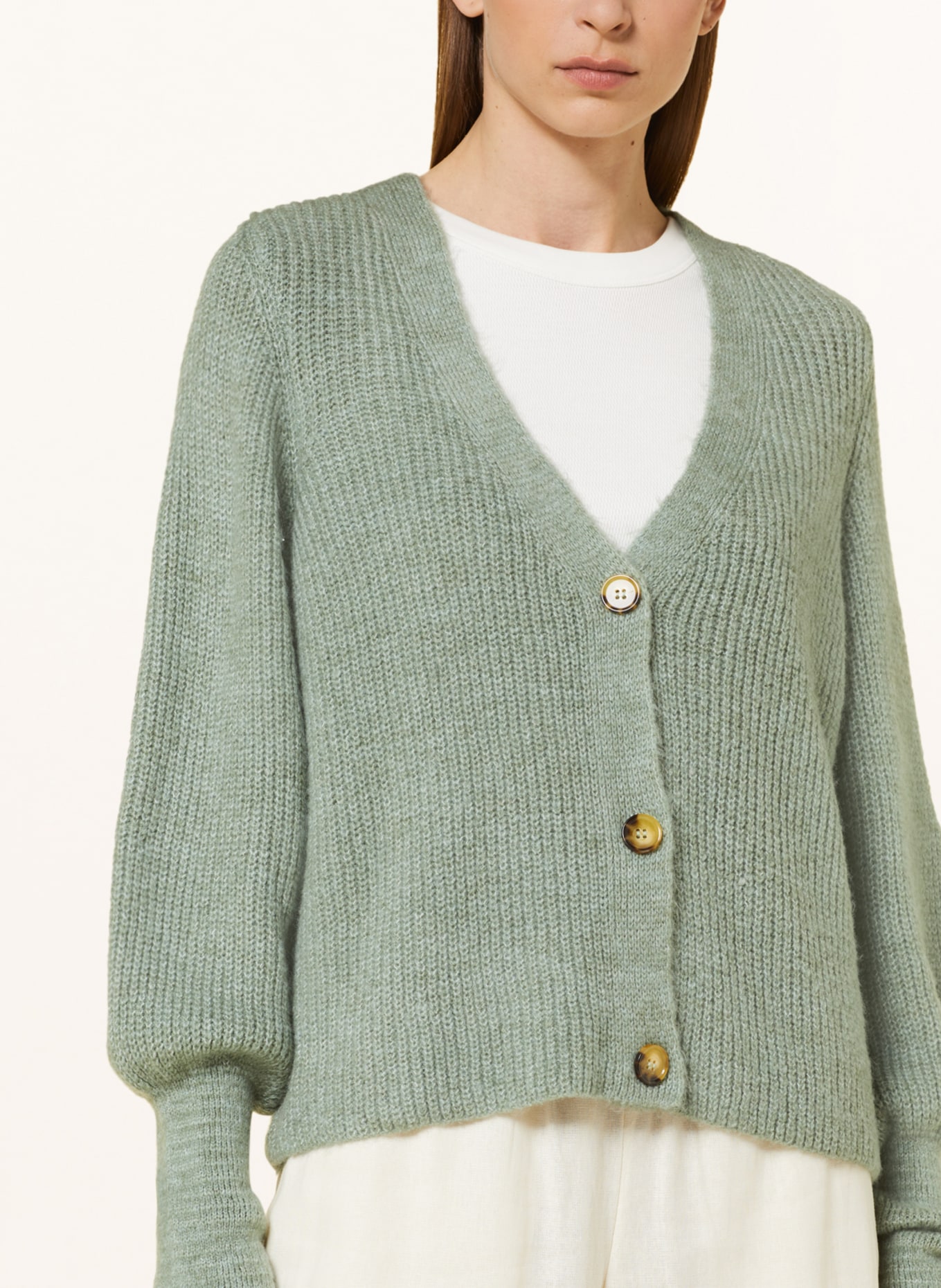 ONLY Cardigan, Color: LIGHT GREEN (Image 4)
