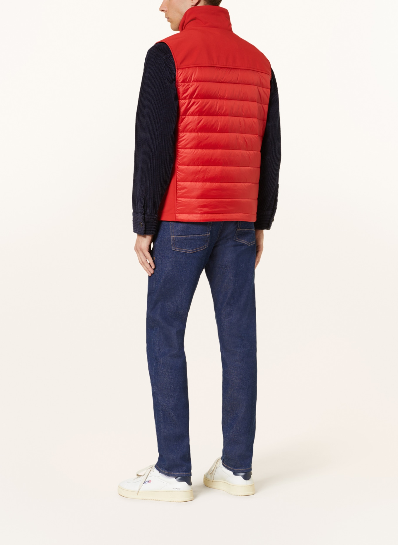 PAUL & SHARK Quilted vest, Color: RED (Image 3)