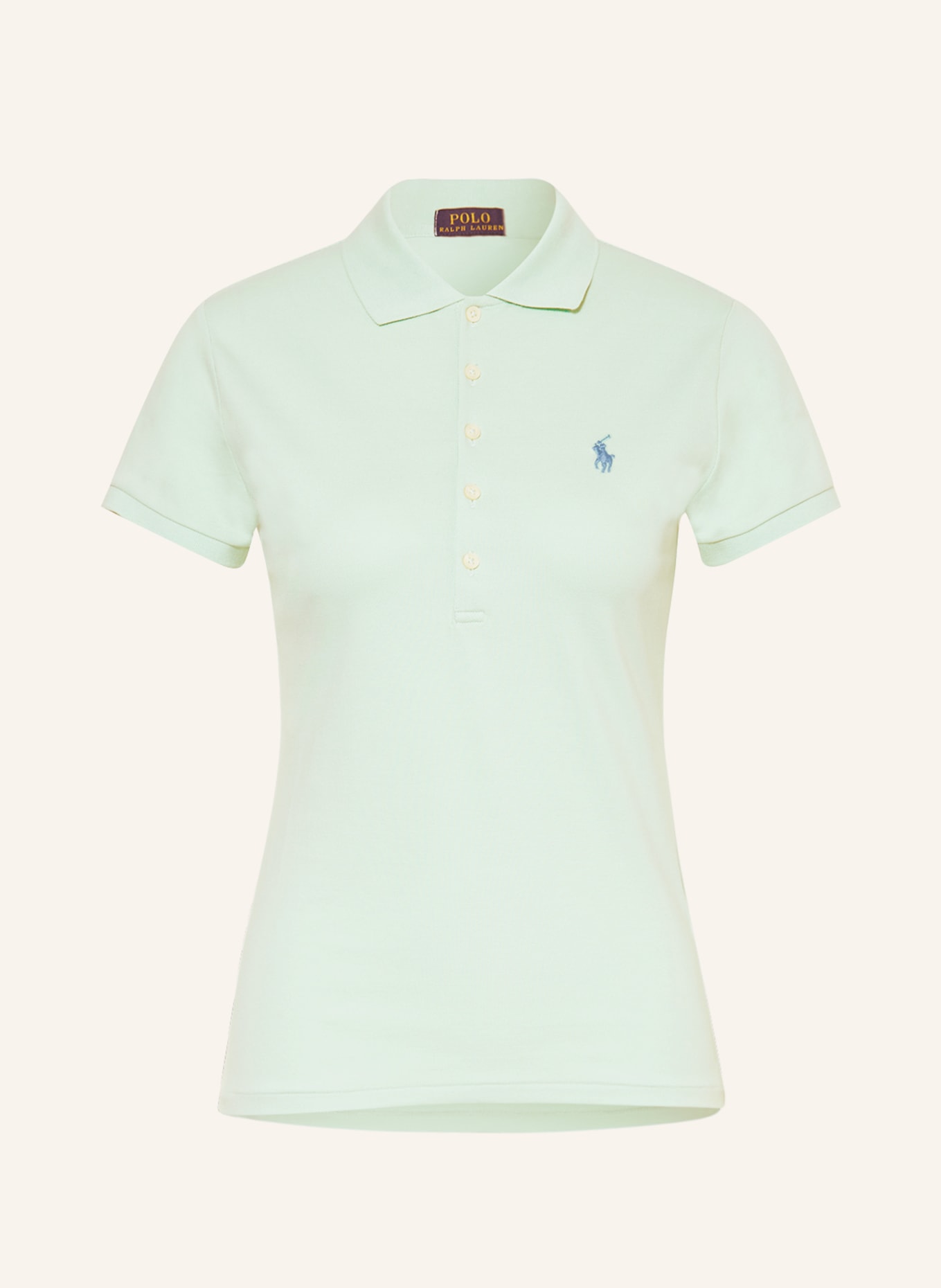 POLO RALPH LAUREN Piqué-Poloshirt, Farbe: MINT (Bild 1)