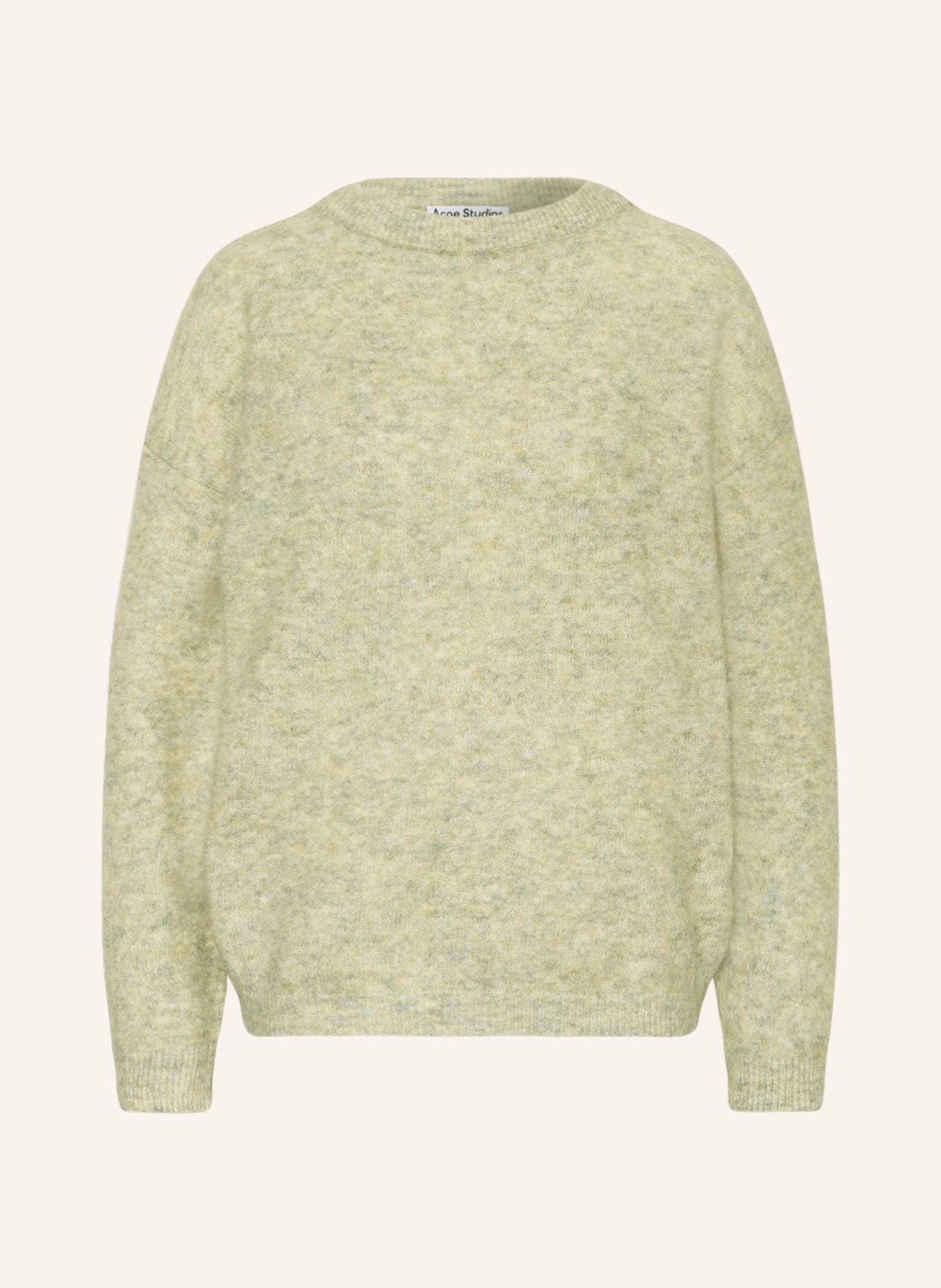 Acne Studios Sweater with mohair , Color: LIGHT GREEN (Image 1)