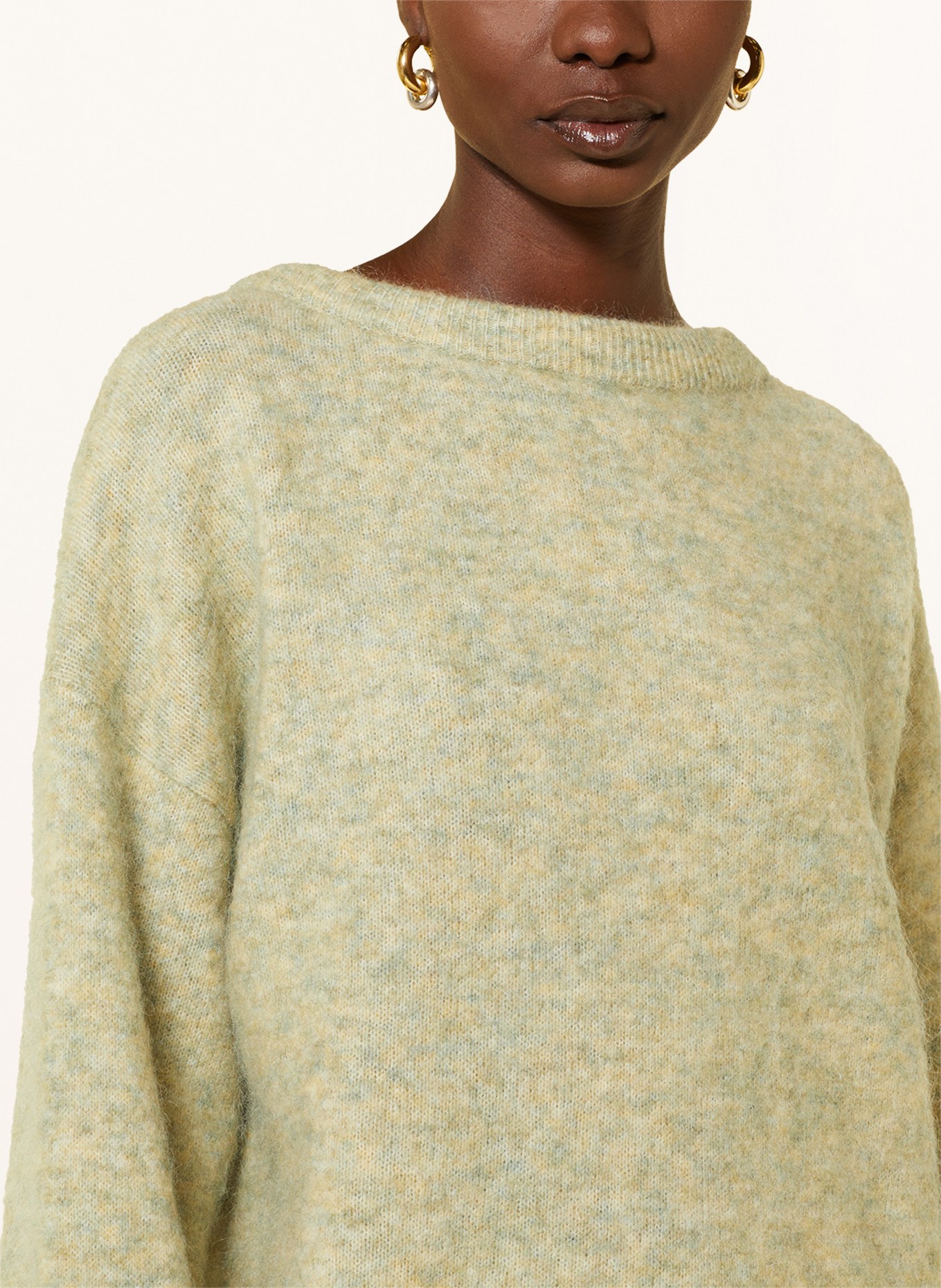Acne Studios Sweater with mohair , Color: LIGHT GREEN (Image 4)
