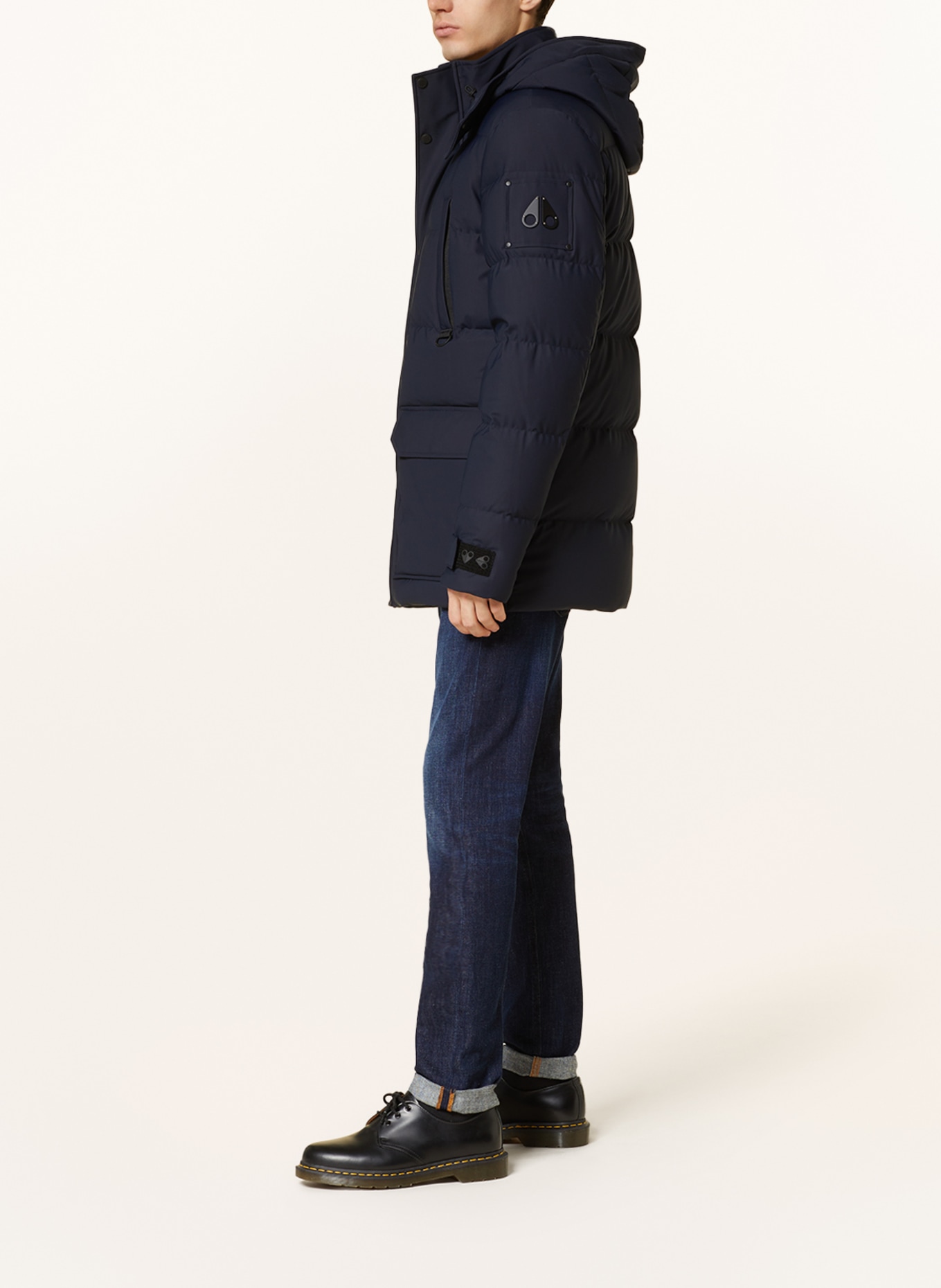 MOOSE KNUCKLES Down jacket VALLEYFIELD 2 with detachable hood, Color: DARK BLUE (Image 4)
