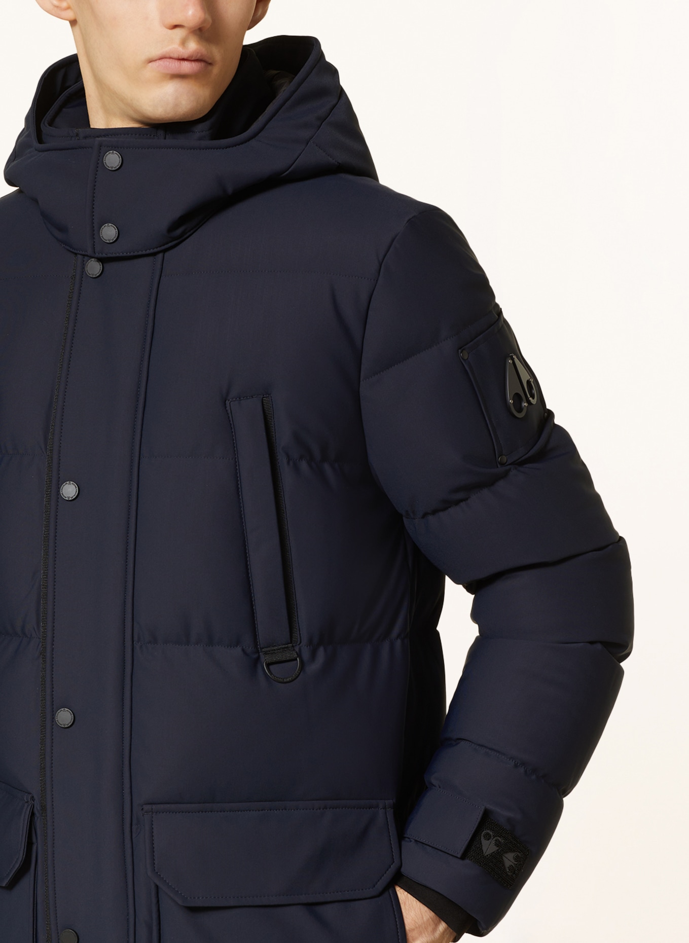 MOOSE KNUCKLES Down jacket VALLEYFIELD 2 with detachable hood, Color: DARK BLUE (Image 5)
