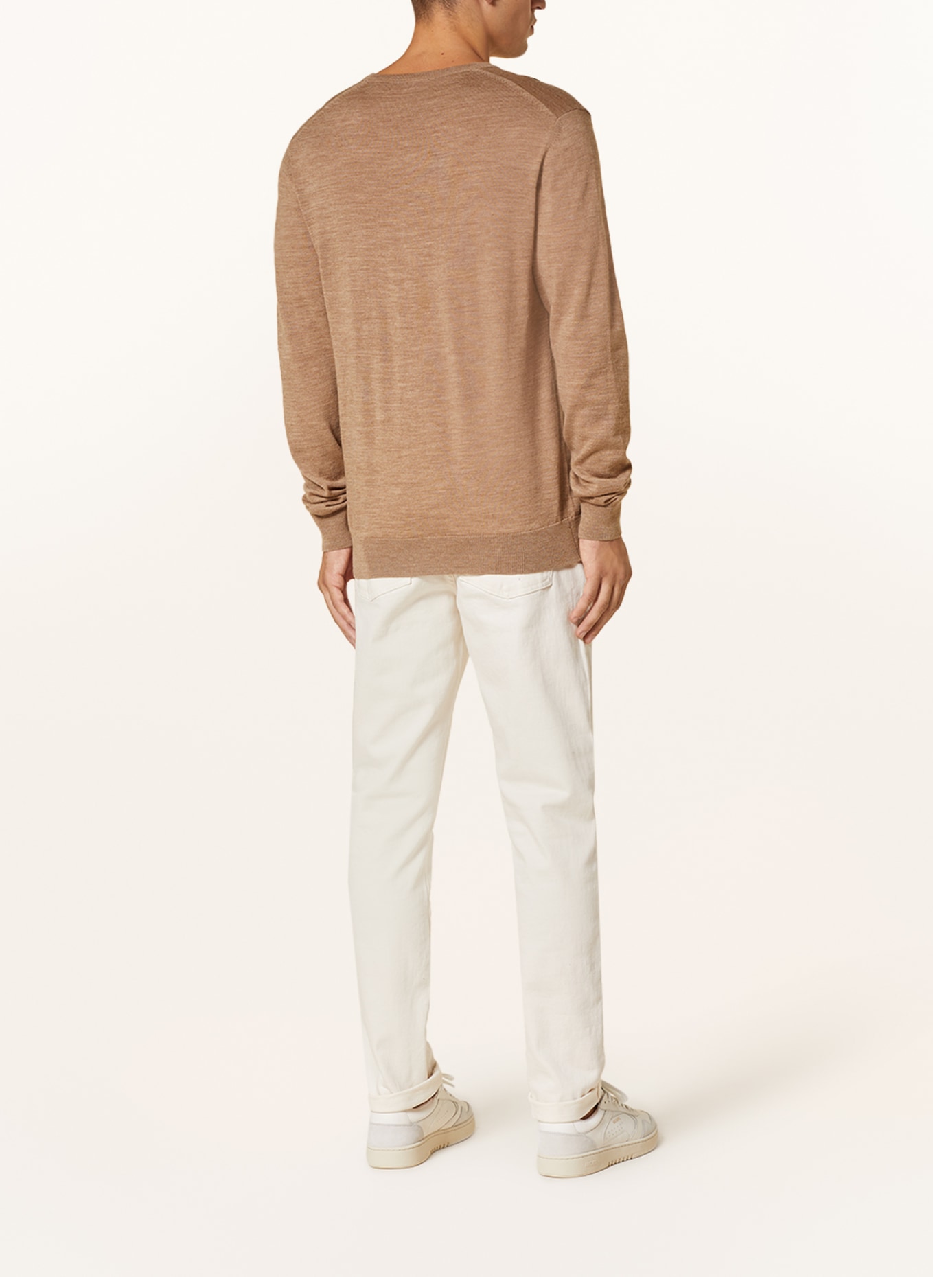 seidensticker Sweater made of merino wool , Color: 22 22 beige melange (Image 3)