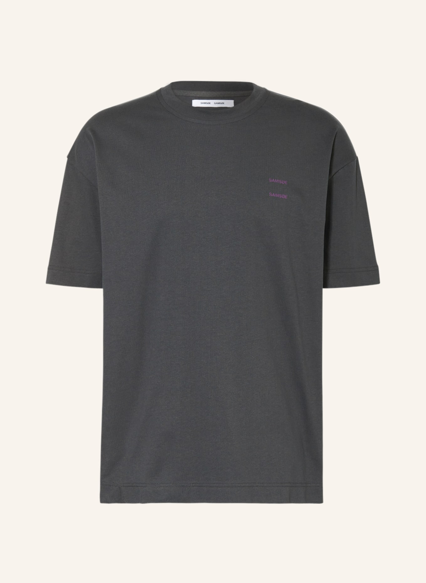 SAMSØE  SAMSØE T-Shirt JOEL, Color: DARK GRAY (Image 1)