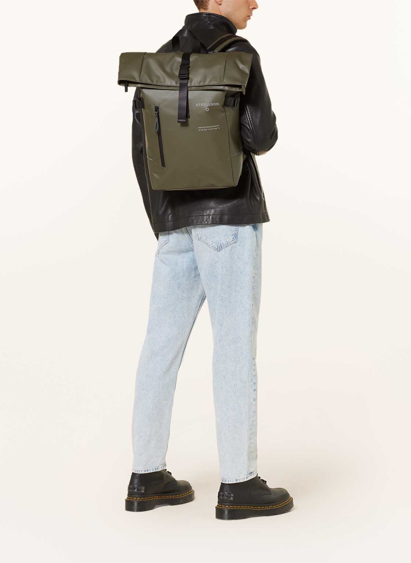 STRELLSON Rucksack STOCKWELL 2.0 EDDIE mit Laptop-Fach: OLIV