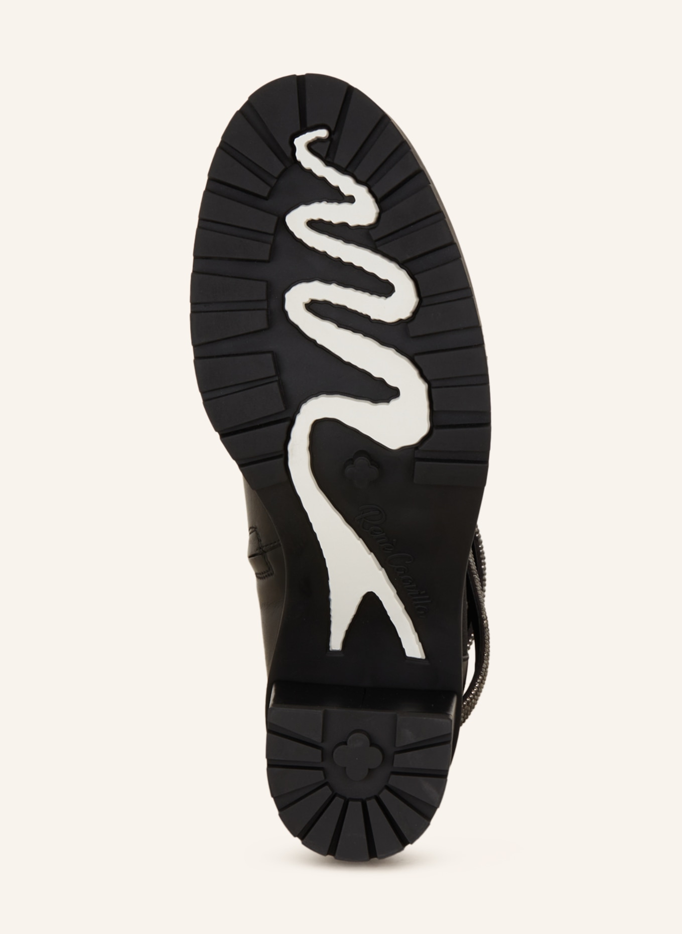 RENE CAOVILLA Kotníčkové boty s ozdobnými kamínky, Barva: ČERNÁ (Obrázek 7)