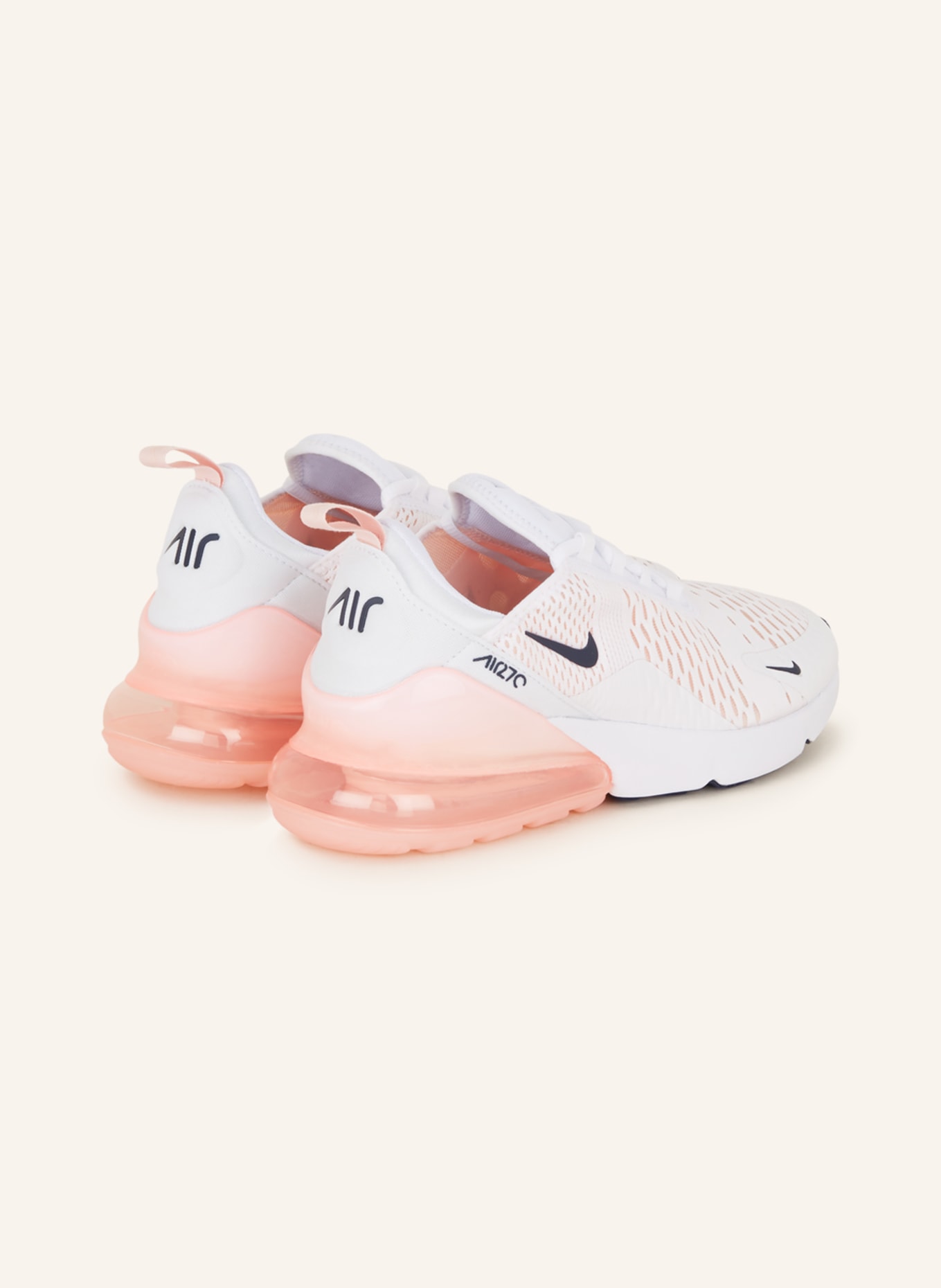 Nabo segmento Situación Nike Sneaker AIR MAX 270 in weiss/ rosa | Breuninger