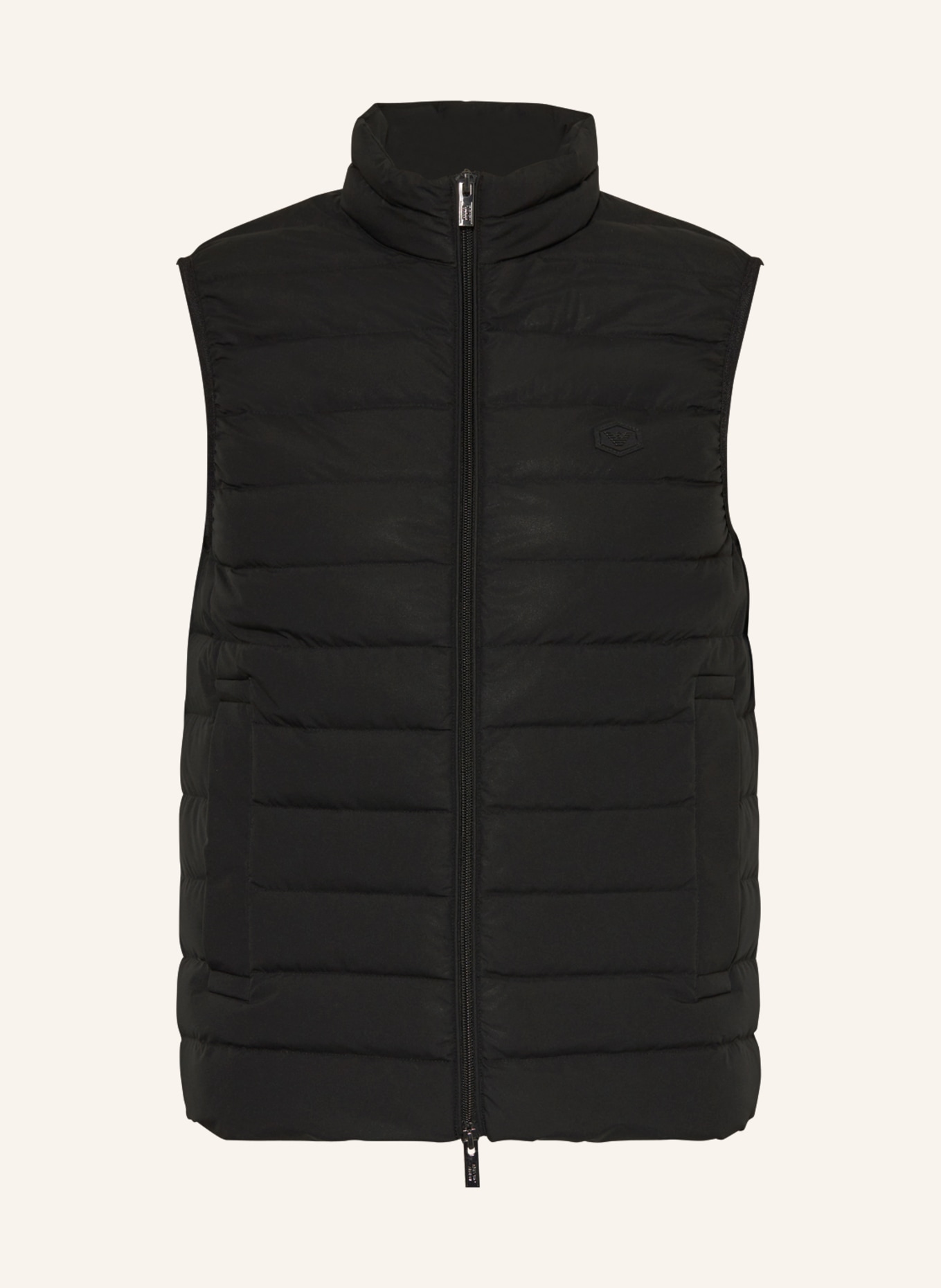EMPORIO ARMANI Lightweight down vest, Color: BLACK (Image 1)