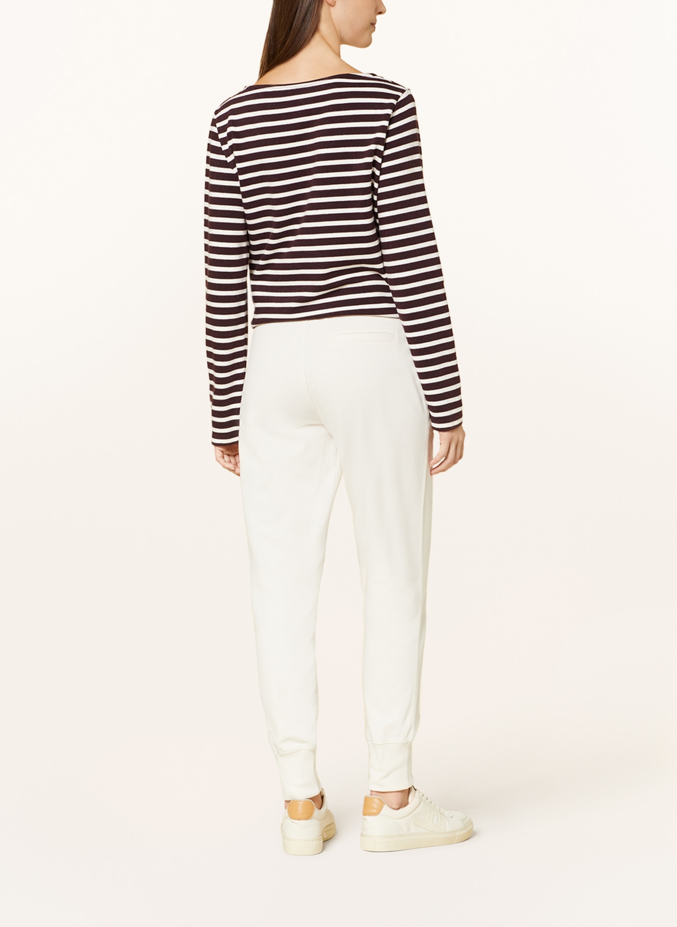 Juvia Sweatshirt , Color: DARK BROWN/ WHITE (Image 3)