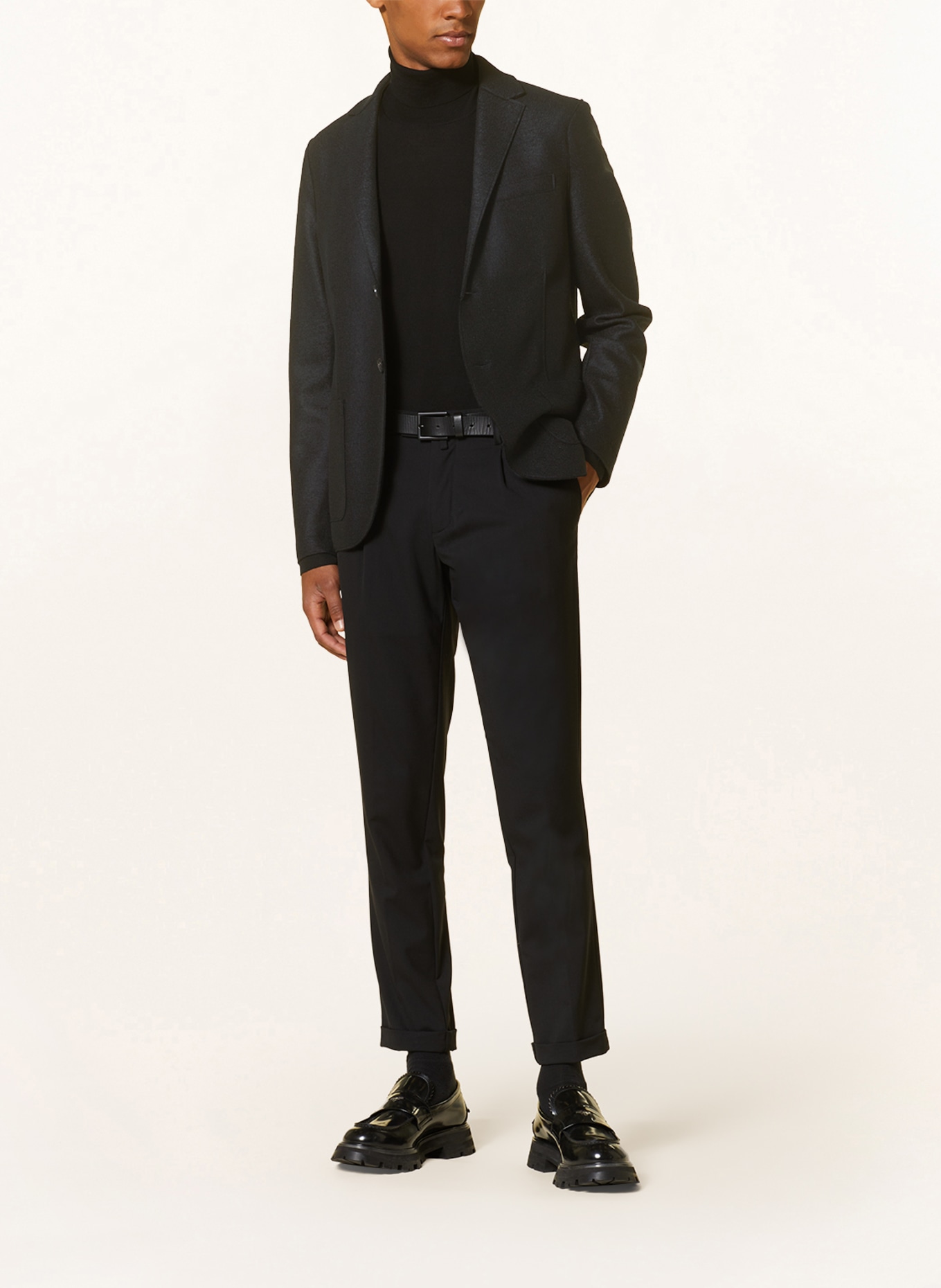 HARRIS WHARF LONDON Tailored jacket slim fit, Color: BLACK (Image 2)