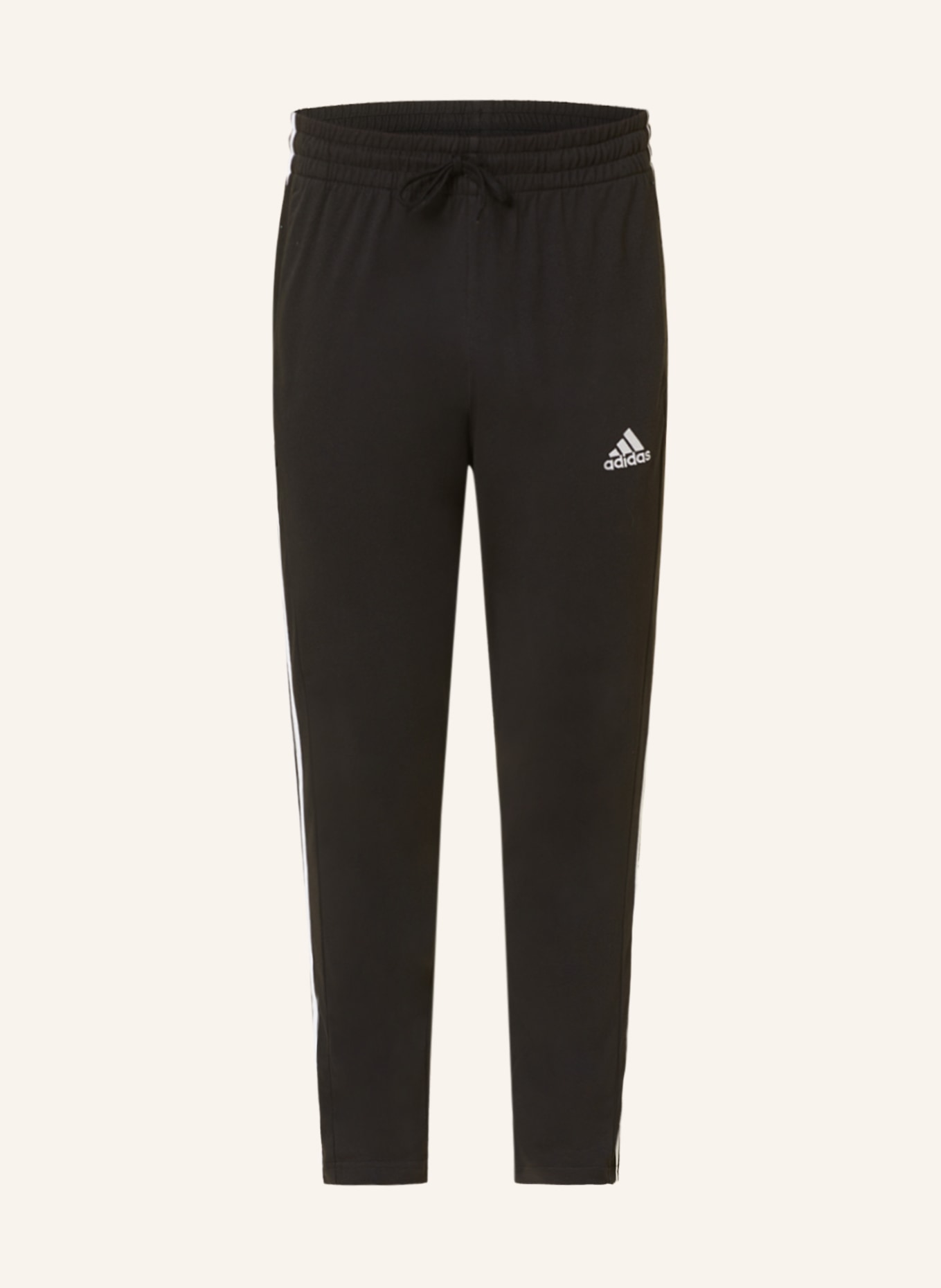 adidas Training pants 3S regular fit, Color: BLACK/ WHITE (Image 1)
