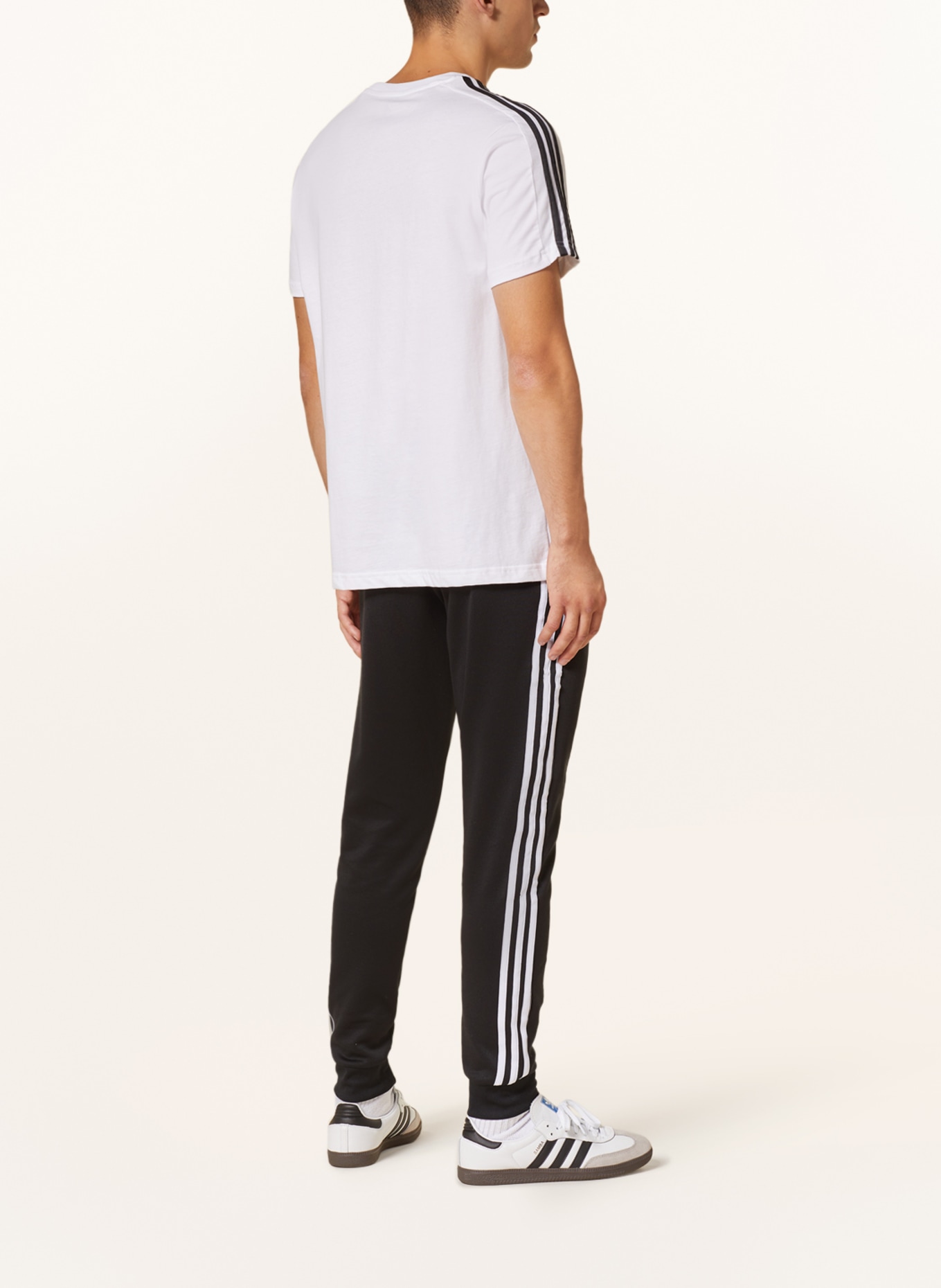adidas T-shirt ESSENTIALS SINGLE, Color: WHITE/ BLACK (Image 3)
