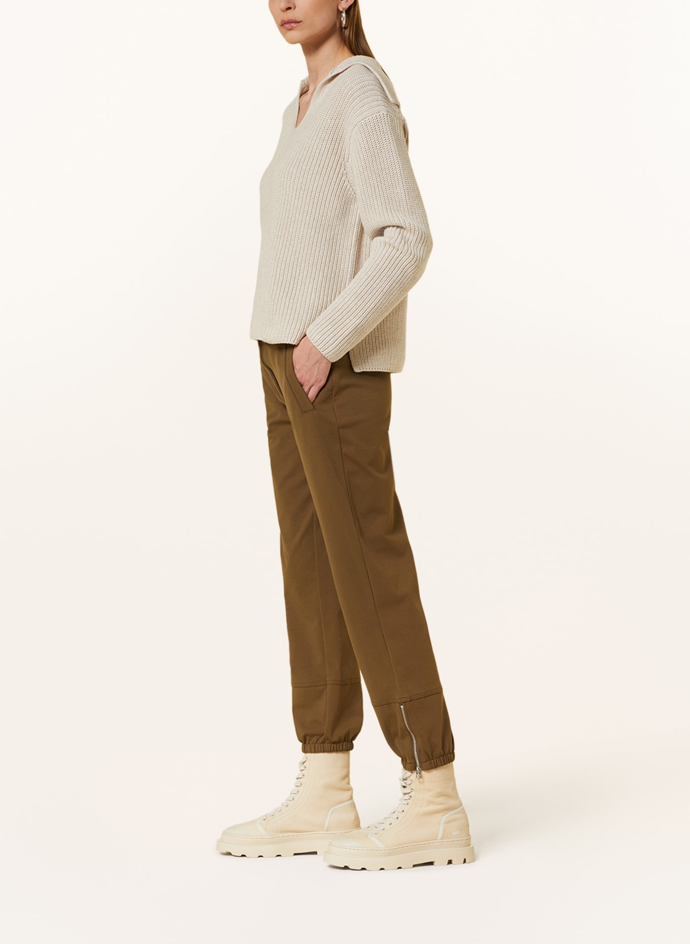 Marc O'Polo Spodnie dresowe , Kolor: KHAKI (Obrazek 4)