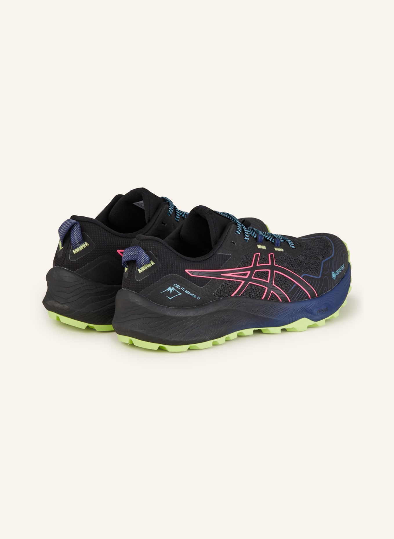 ASICS Trail running shoes GEL-TRABUCO™ 11 GTX, Color: DARK BLUE/ PINK (Image 2)