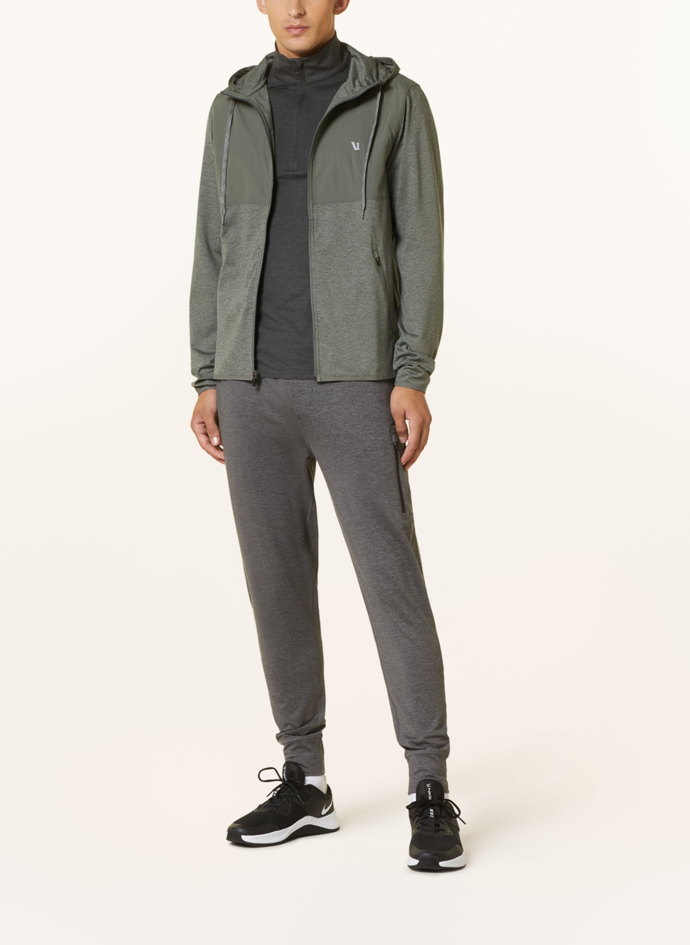vuori Training jacket SUNDAY ELEMENT, Color: GREEN (Image 2)