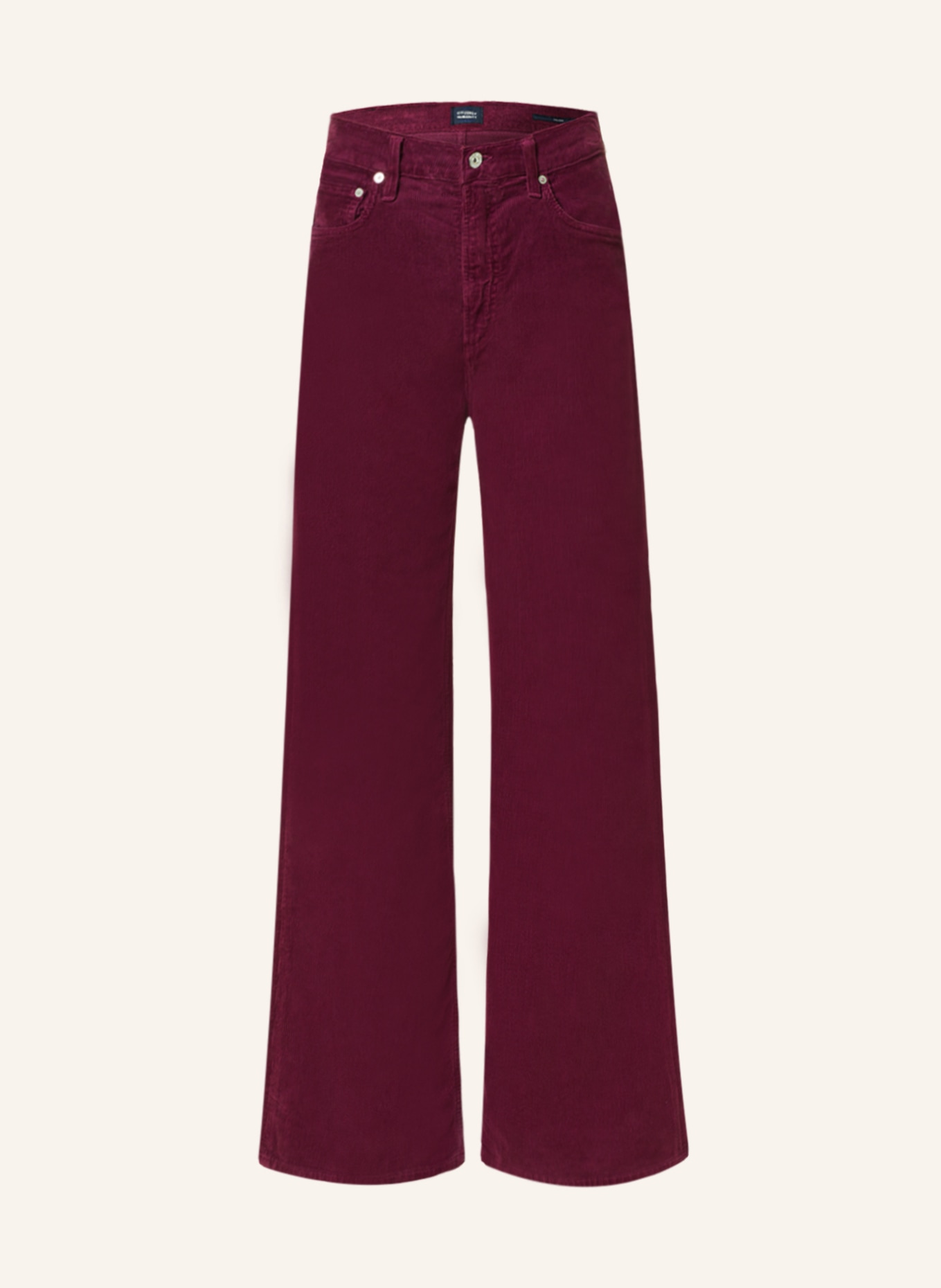 CITIZENS of HUMANITY Corduroy trousers PALOMA, Color: DARK RED (Image 1)