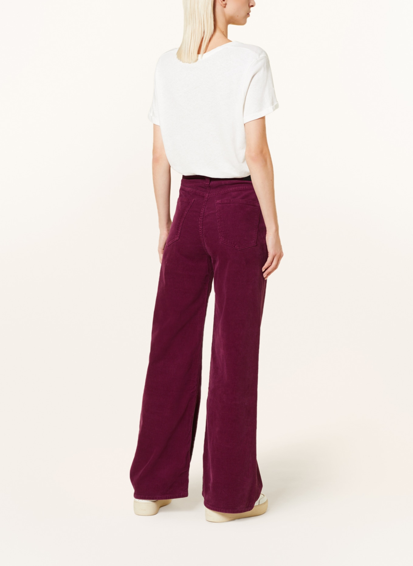 CITIZENS of HUMANITY Corduroy trousers PALOMA, Color: DARK RED (Image 3)