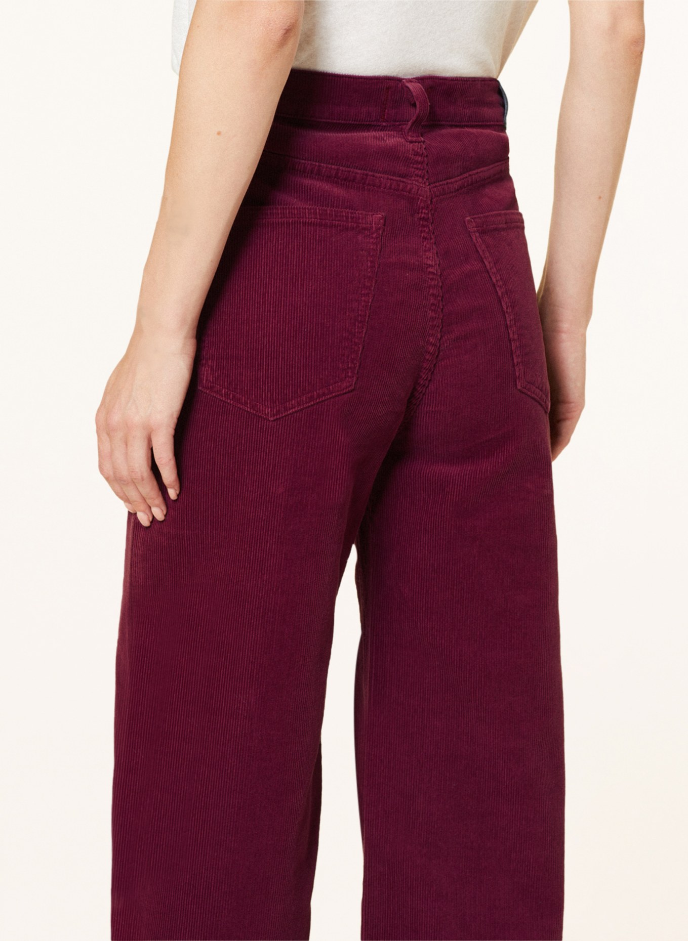 CITIZENS of HUMANITY Corduroy trousers PALOMA, Color: DARK RED (Image 5)