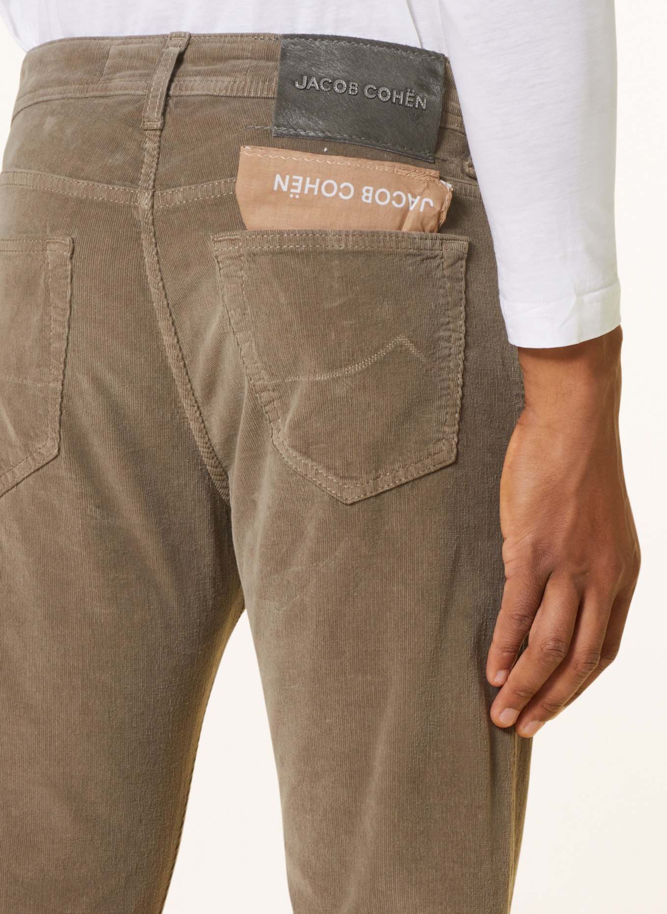 JACOB COHEN Cordhose Regular Fit, Farbe: BEIGE (Bild 5)