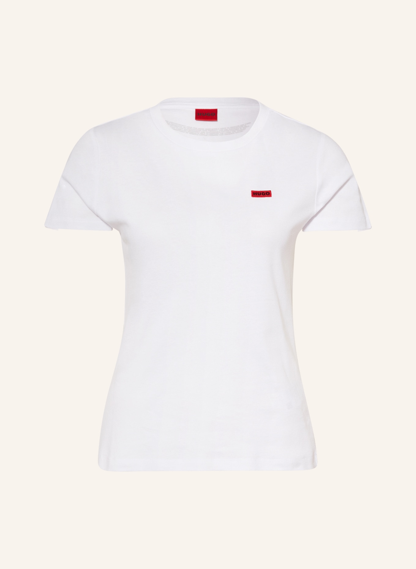 HUGO T-shirt CLASSIC TEE, Color: WHITE (Image 1)